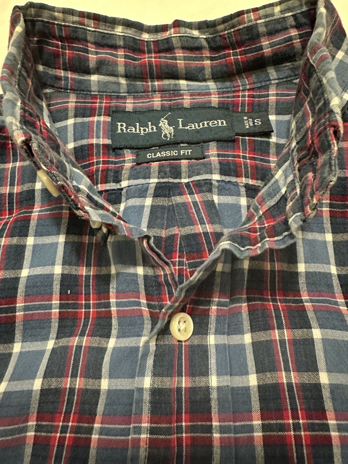 Polo Ralph Lauren Checkered Ralph Lauren Polo short sleeve button-up Size US S / EU 44-46 / 1 - 3 Thumbnail