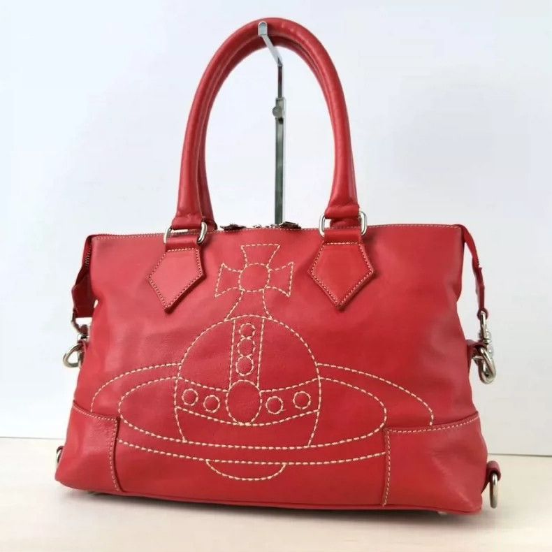 Vivienne Westwood Vivienne Westwood size os Sized Saturn tote bag with outsid Size ONE SIZE - 1 Thumbnail