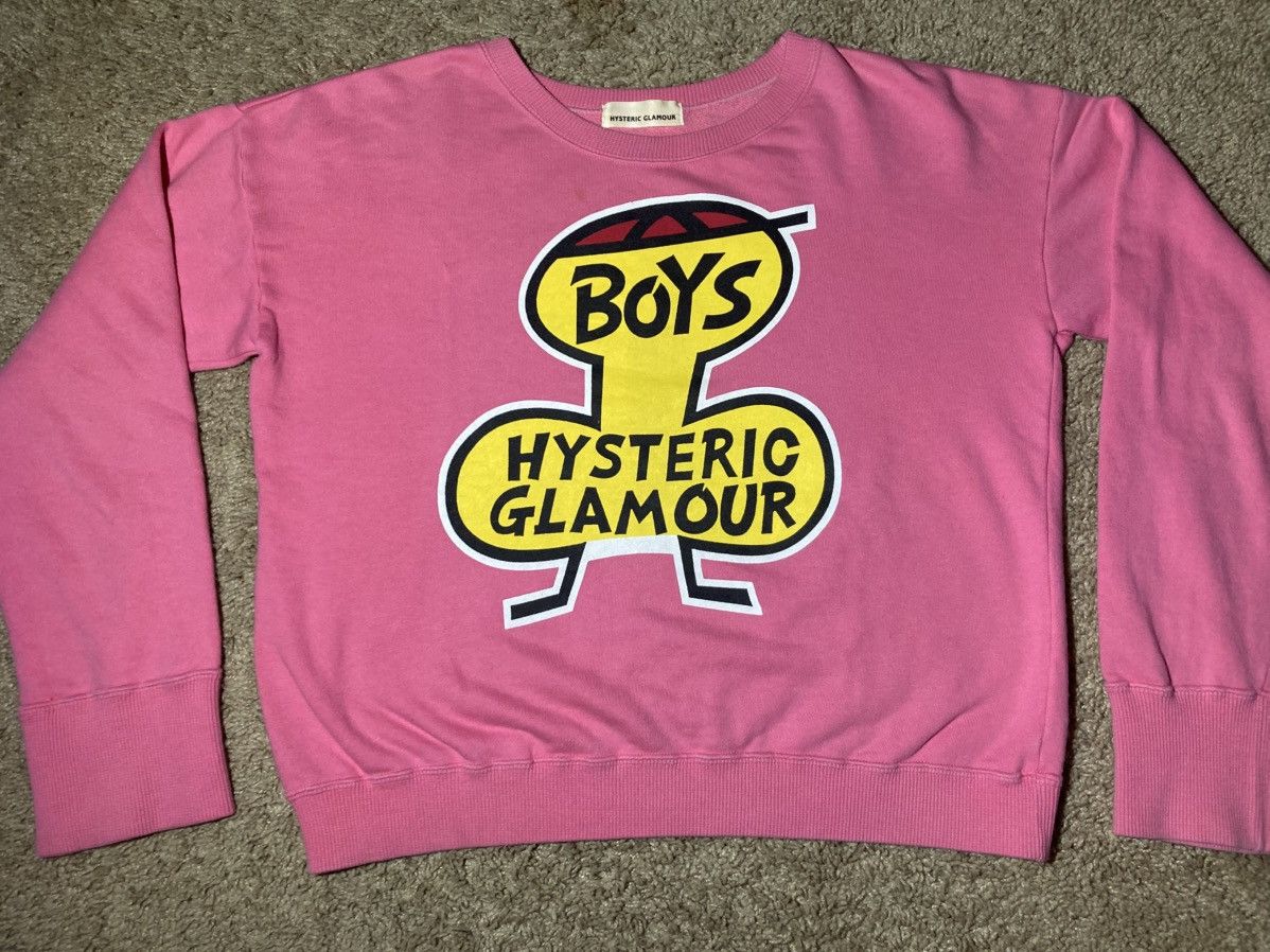 Hysteric Glamour 1989 Hysteric Glamour Boys Penis Pink Sweatshirt 80s 90s JP Size US M / EU 48-50 / 2 - 1 Thumbnail
