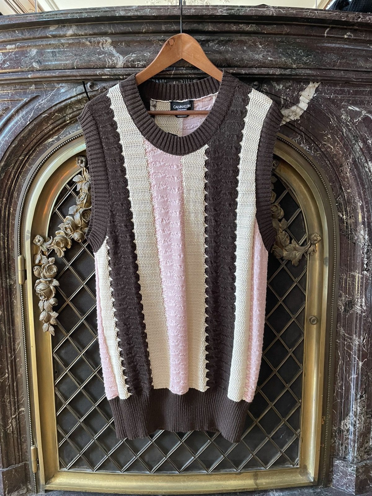 Calvin Klein 205W39NYC × Raf Simons Runway Knit Vest Size US L / EU 52-54 / 3 - 2 Thumbnail