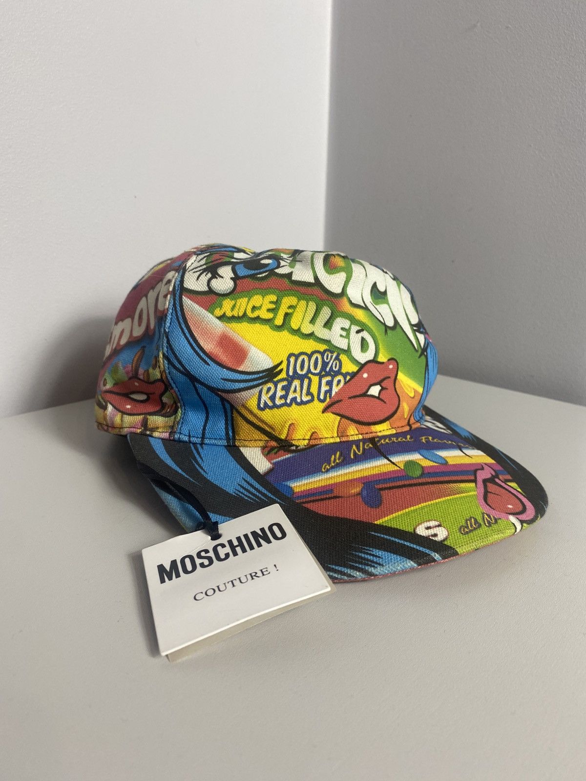 Moschino Moschino pop cap hat with colo pop art print new with rafa Size ONE SIZE - 1 Thumbnail