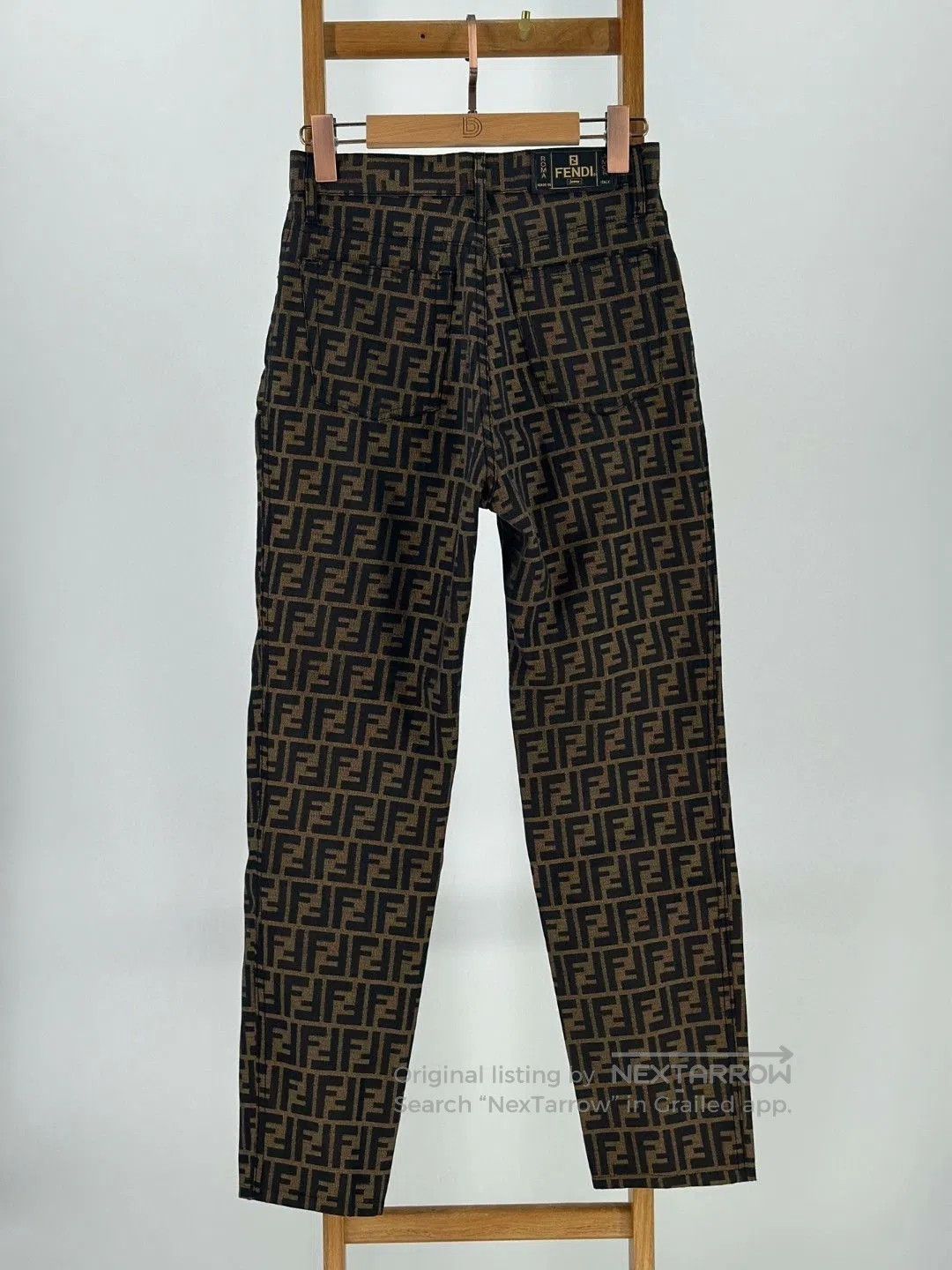 Fendi Fendi Classic Monogram Trousers. Size 28" / US 6 / IT 42 - 2 Thumbnail