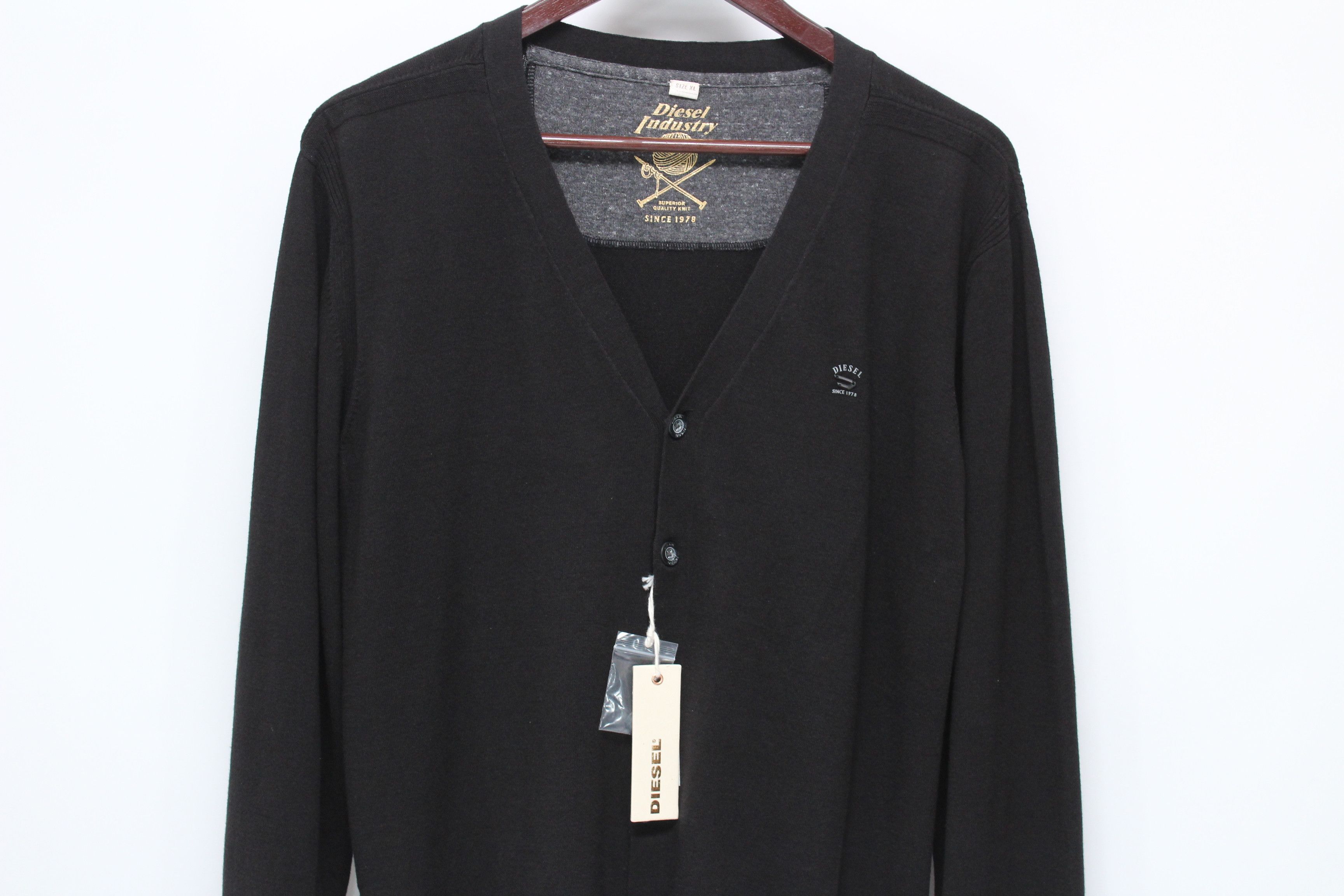Diesel Diesel Cardigan Sweater Mens Size XL Vintage Rare Hype Size US L / EU 52-54 / 3 - 5 Thumbnail
