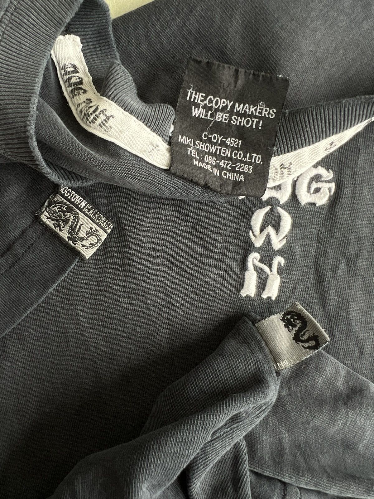 Dogtown × Rap Tees × Vintage Y2K Dogtown Black Dragon Iconic Logo Distressed Tee Shirt Size US L / EU 52-54 / 3 - 8 Thumbnail