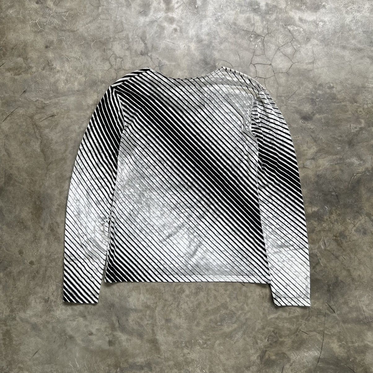 Vintage 1990’s Caroll Paris JPG Style Silver Longsleeve Shirt Size M / US 6-8 / IT 42-44 - 2 Thumbnail