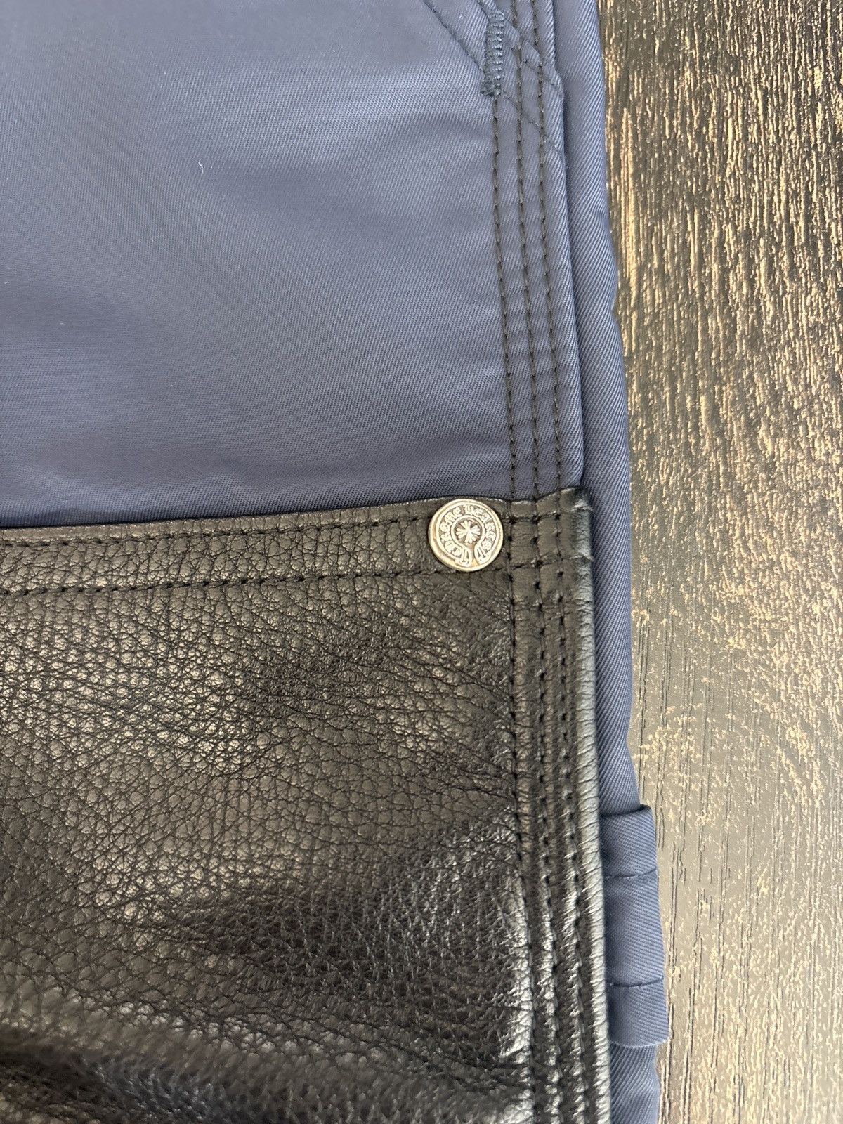 Chrome Hearts Chrome Hearts Half Nylon Half Leather Shorts Size US 32 / EU 48 - 13 Thumbnail