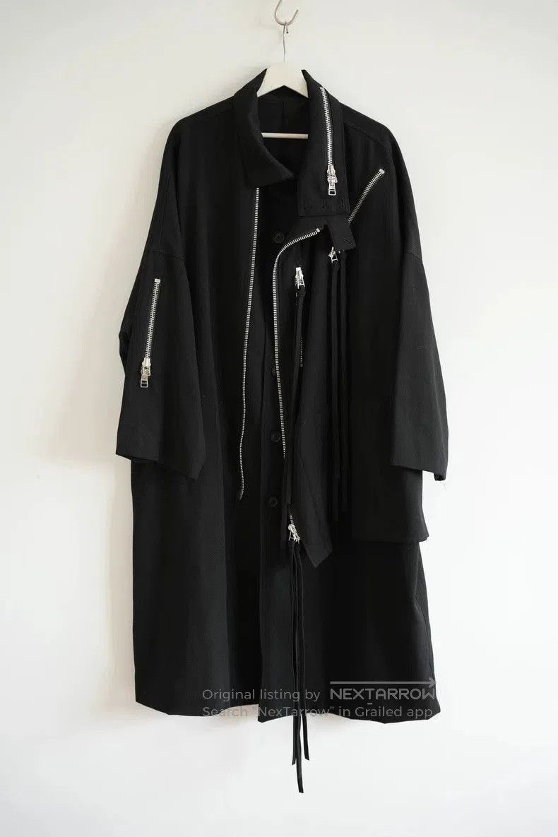 Yohji Yamamoto Yohji Yamamoto 20AW Chain Zip Coat. Size US S / EU 44-46 / 1 - 1 Thumbnail