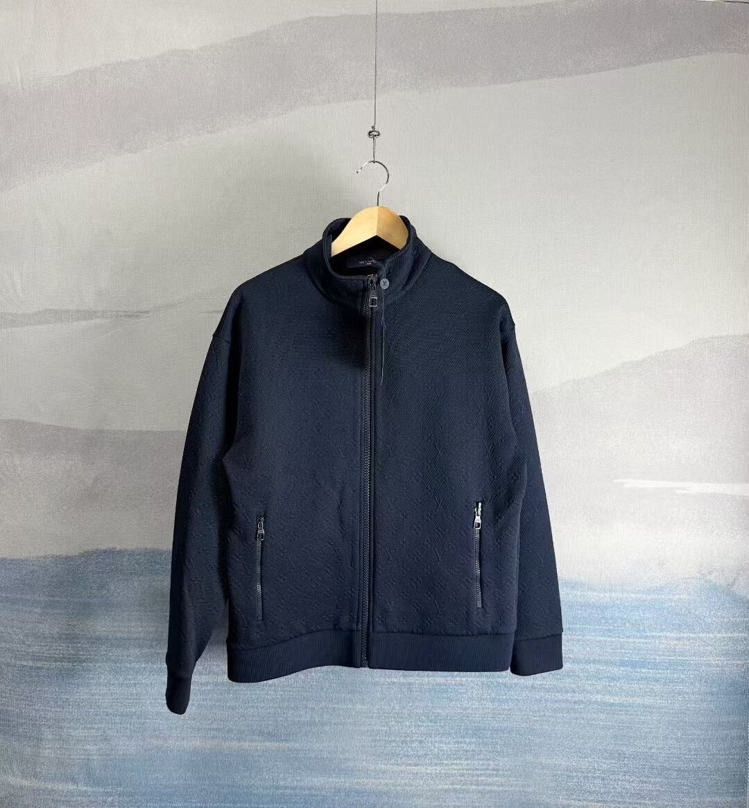 Louis Vuitton Louis Vuitton Dark Blue Monogram Zip Jacket Size US S / EU 44-46 / 1 - 1 Thumbnail