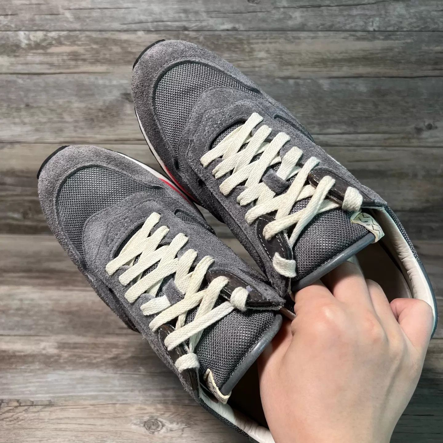 Visvim visvim ROLAND JOGGER 19AW SPOT Low Gry/Wht Boot US10/EU44 Size US 10 / EU 43 - 5 Thumbnail