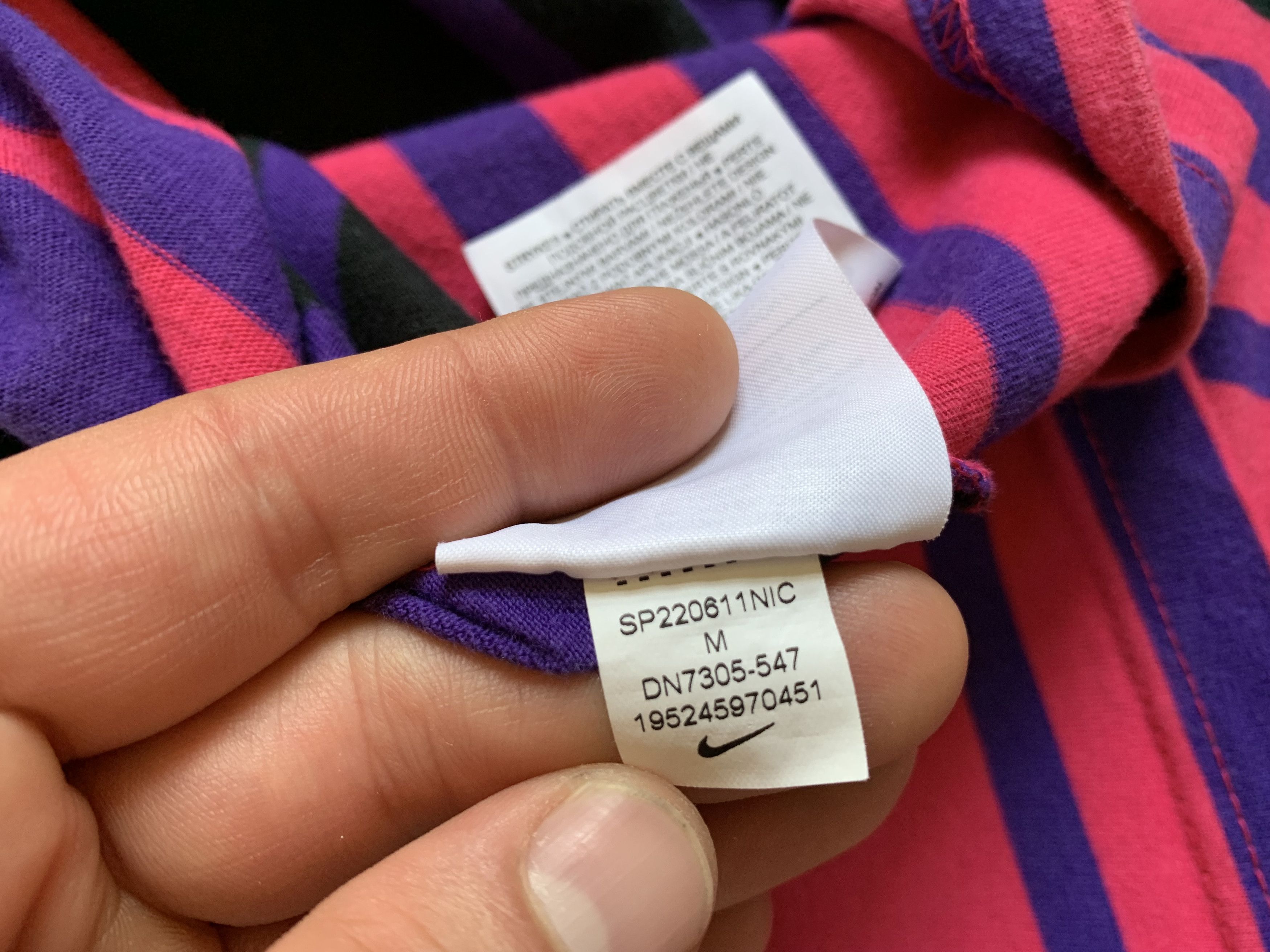 Nike Nike SB Stripe Tee Court Purple 2022 Size US M / EU 48-50 / 2 - 7 Thumbnail