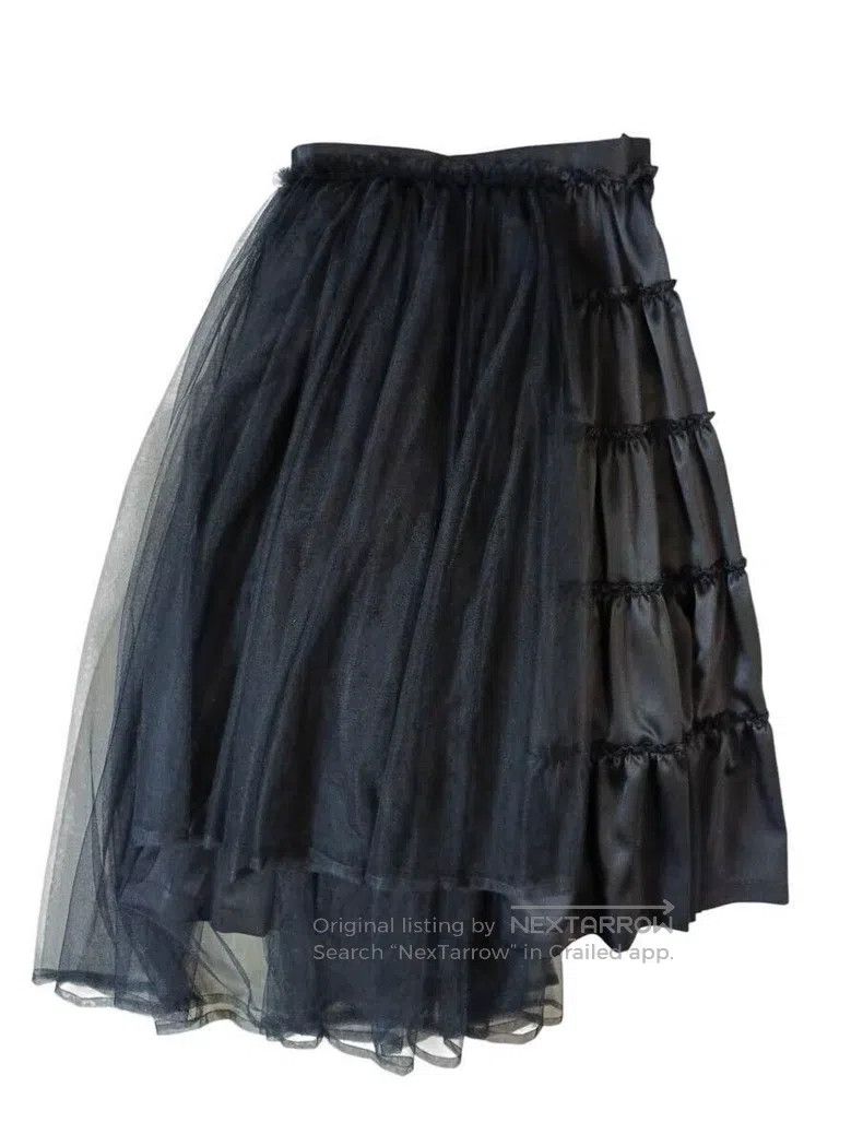 Comme des Garcons Comme Des Garcons size XS Black vintage designed half skir Size 23" - 1 Thumbnail