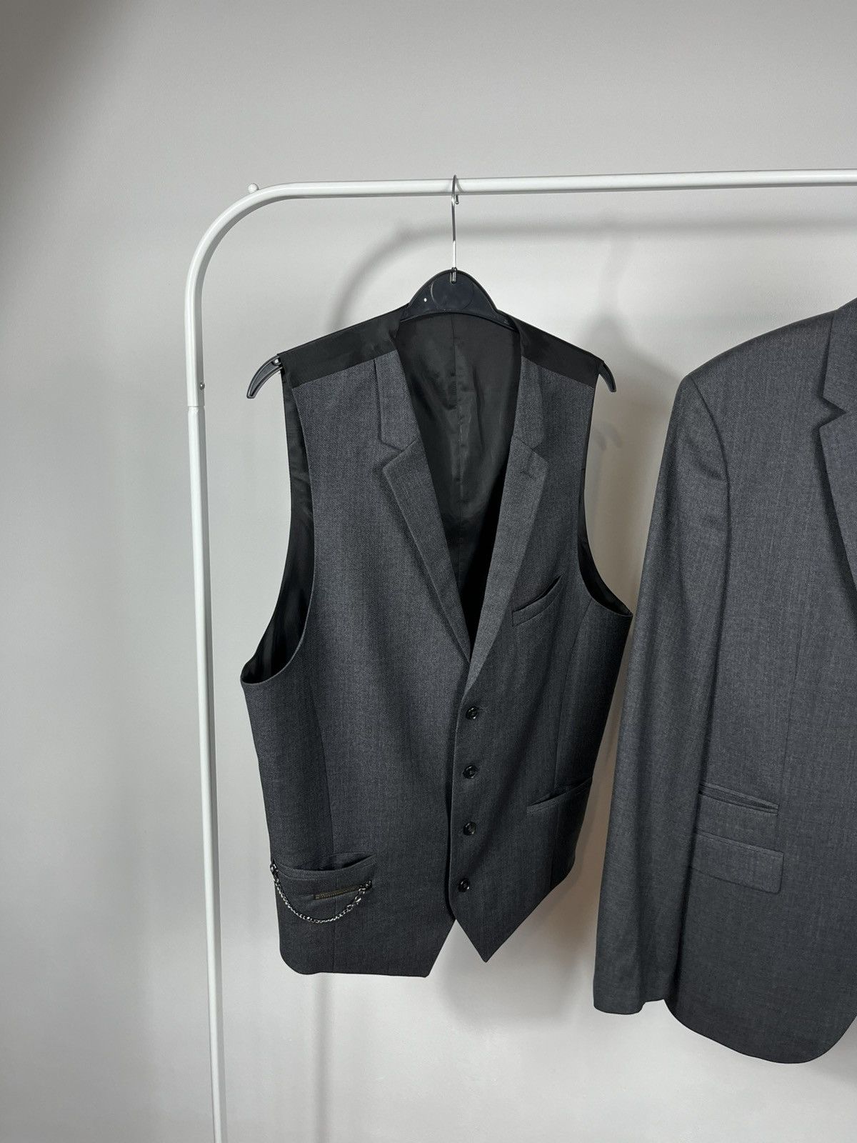 Hugo Boss Hugo Boss wool blazer and vest set gray, size 40L (M/L) Size 40L - 2 Thumbnail
