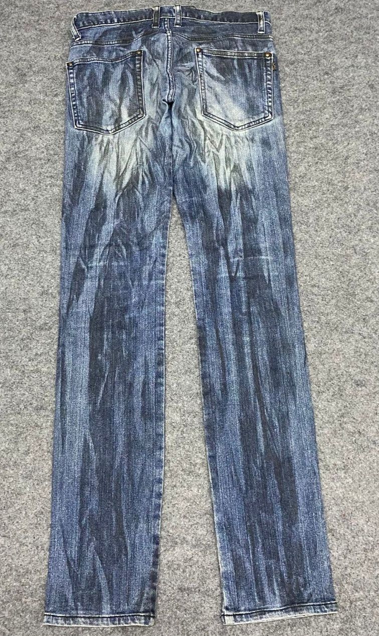 Morgan Homme Vintage Morgan Homme Slim Fit Distressed Denim Size US 31 - 2 Thumbnail