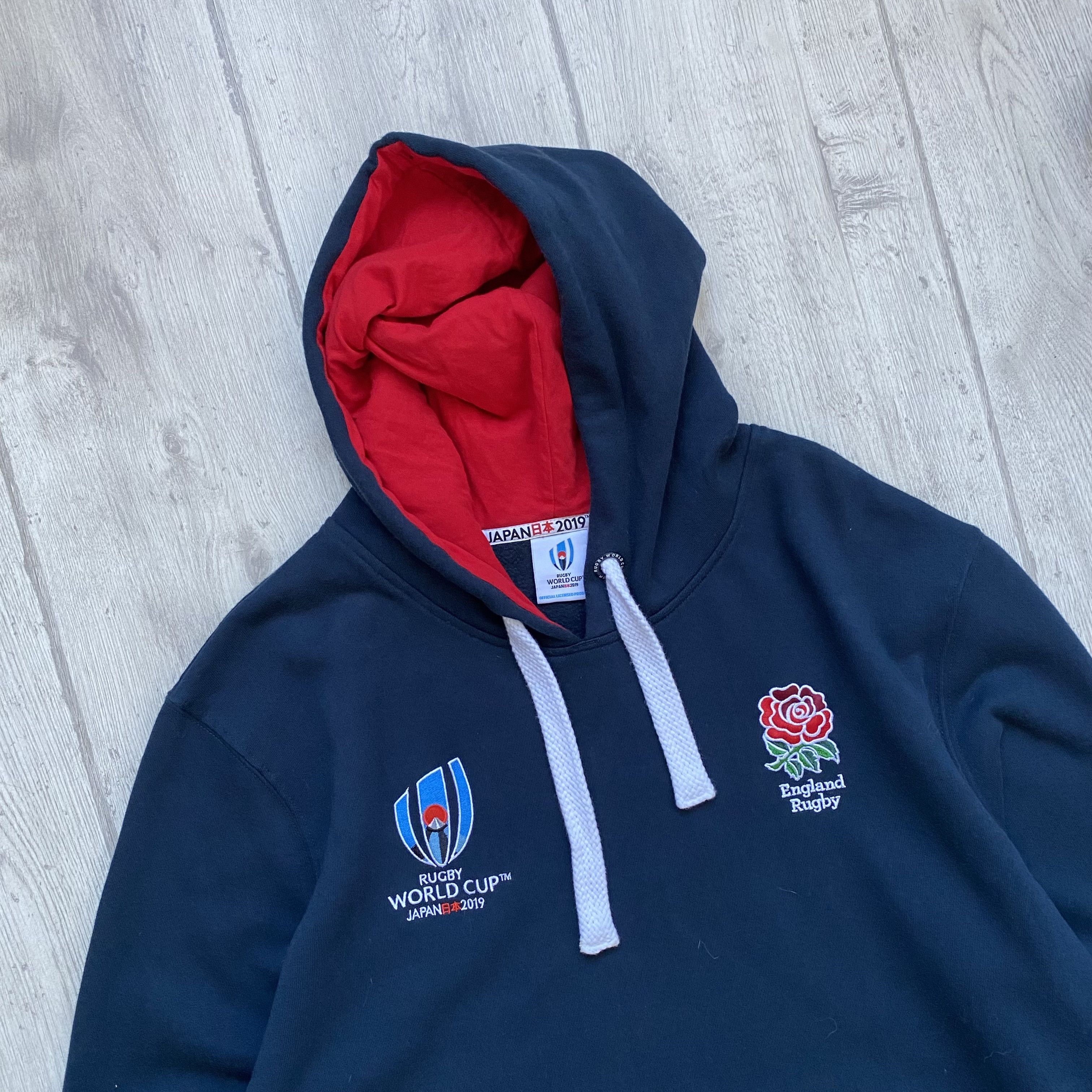 Cotton Traders 🏈 England Japan Rugby Jersey Hoodie Blockore Streetwear Size US L / EU 52-54 / 3 - 3 Thumbnail