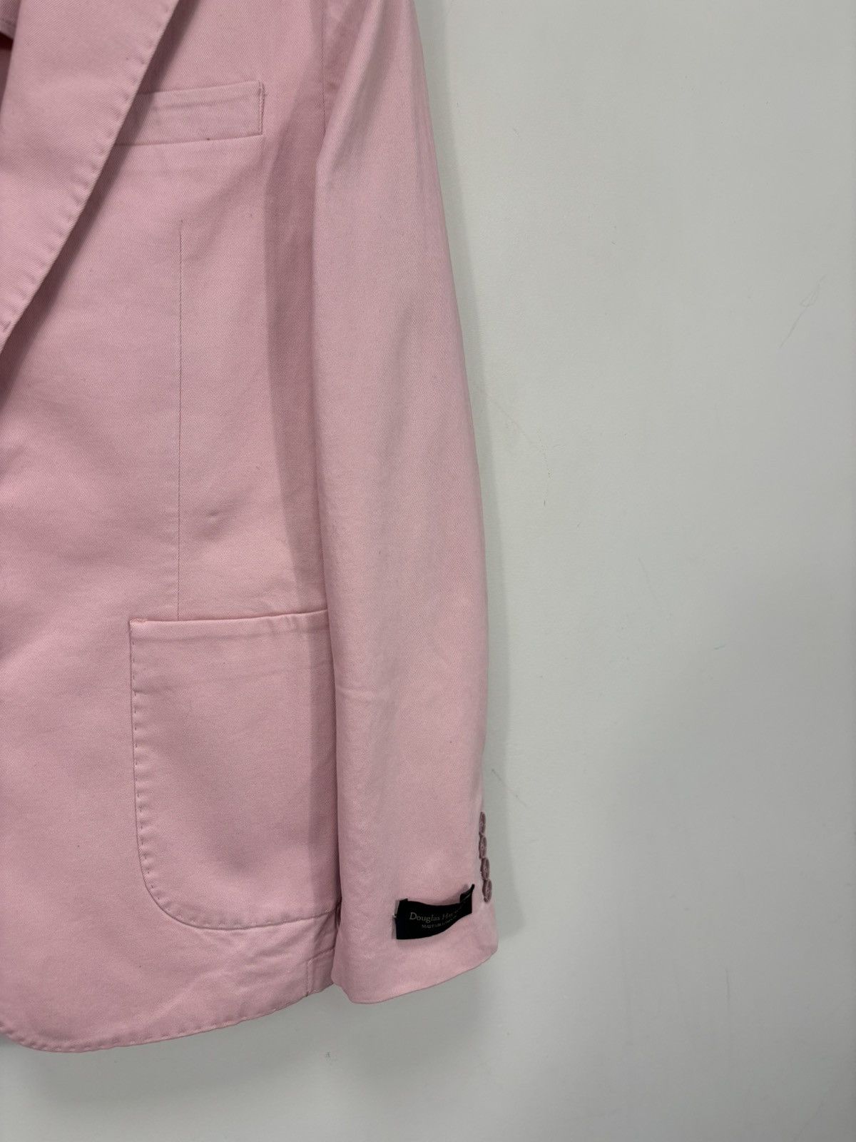 Douglas Hayward Douglas Hayward Men’s Pink Smart Casual Cotton Blazer Jacket Size 40R - 5 Thumbnail