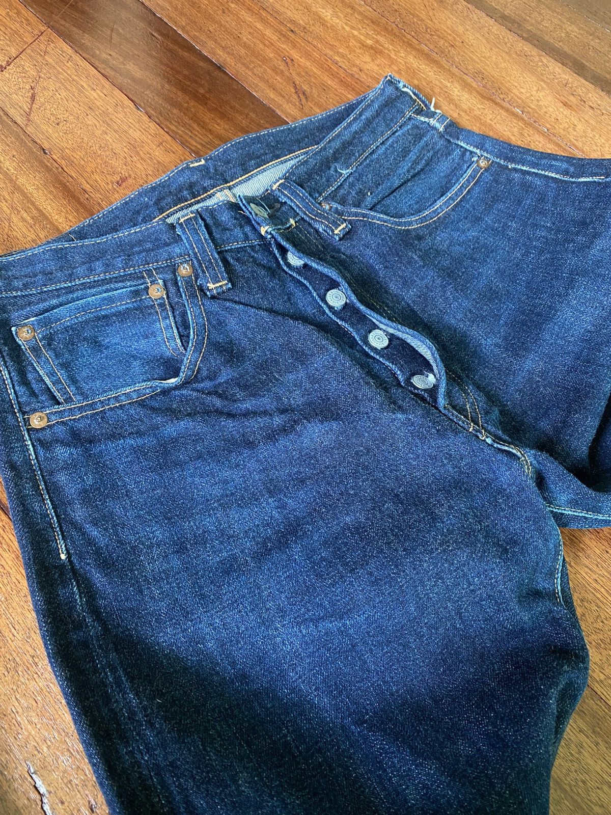 Levi's Levi’s 1947 501xx Japan Repro Selvedge Big E Denim Pants Size US 29 - 5 Thumbnail