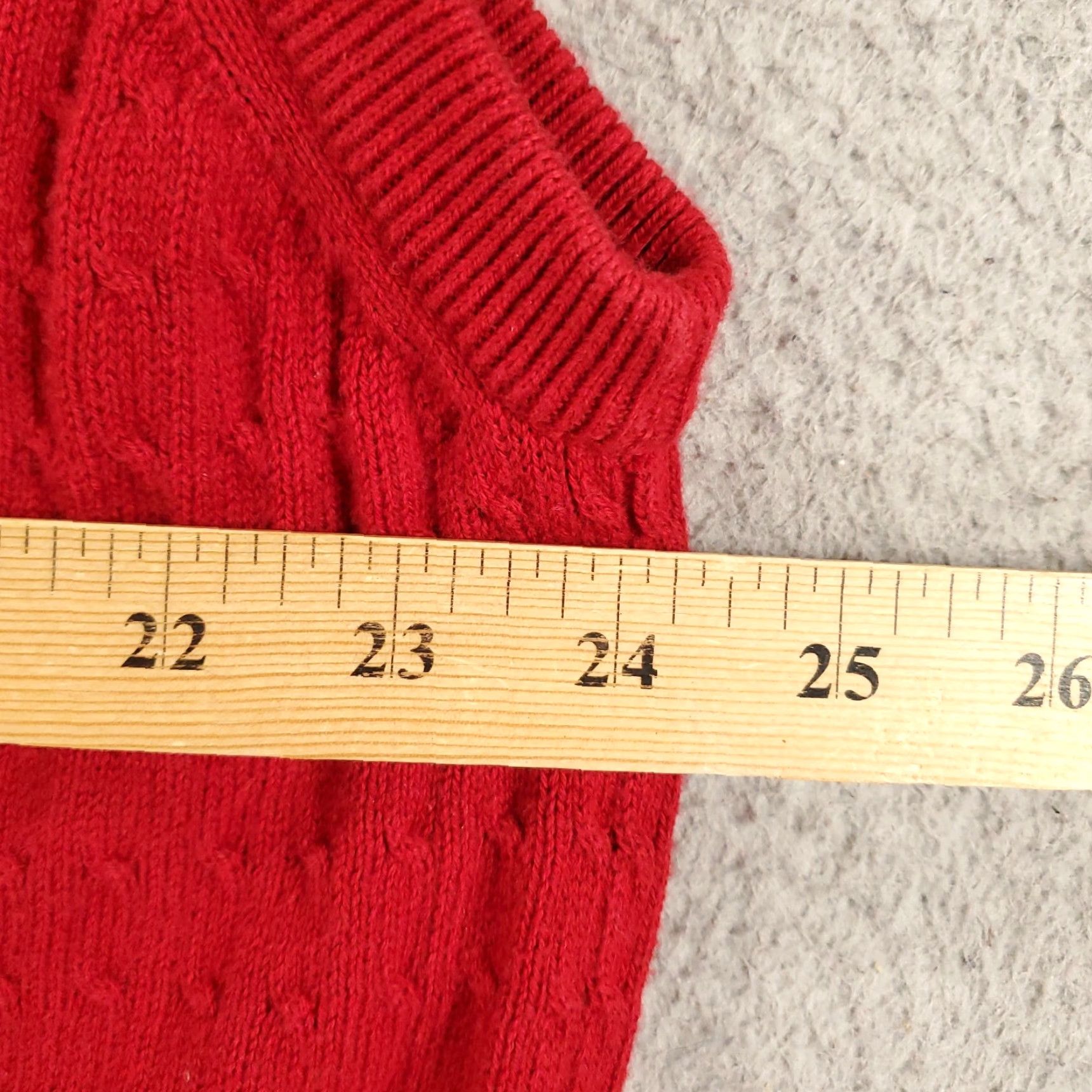 Lyle & Scott Lyle & Scott Vest Sweater Mens XL Red V-Neck Golf Knit Sleeveless Classic Preppy All Seasons Size US XL / EU 56 / 4 - 3 Thumbnail