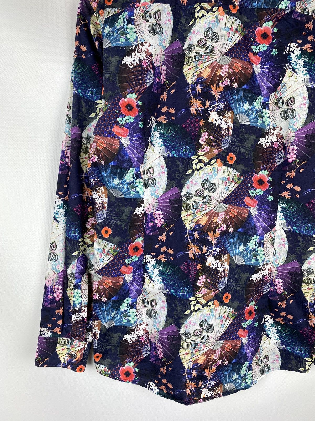 Eton Eton men’s floral pattern long sleeve button up shirt Size US S / EU 44-46 / 1 - 19 Thumbnail