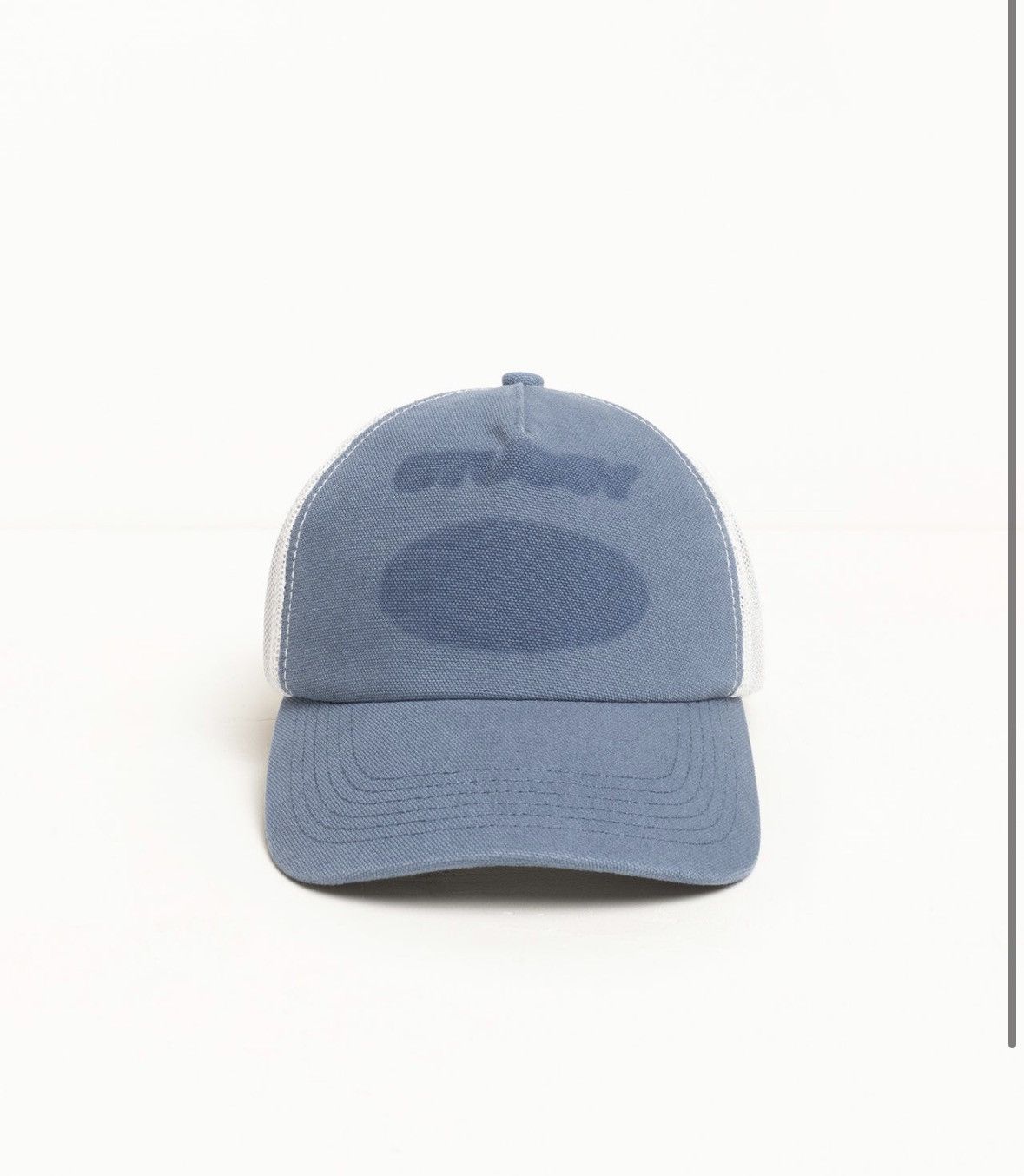 Stussy Stussy Ghost Logo Trucker SnapBack SS26 Blue Size ONE SIZE - 5 Thumbnail