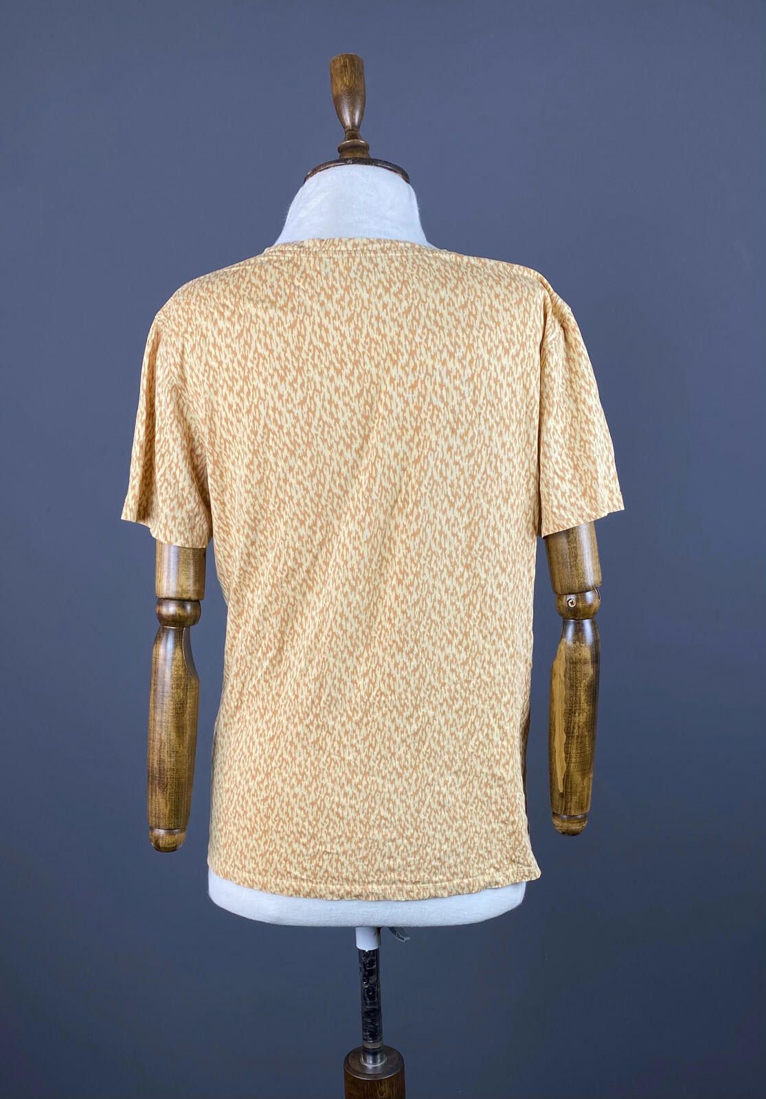 A.P.C. Ladies APC Orange Printed Cotton T-Shirt Top Size S Size S / US 4 / IT 40 - 6 Thumbnail