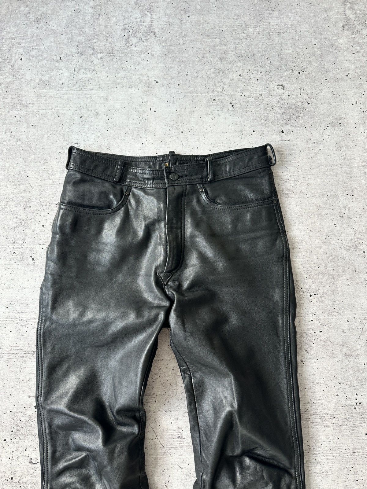 Leather Leather Biker Pants like Helmut size 50 Size US 32 / EU 48 - 4 Thumbnail