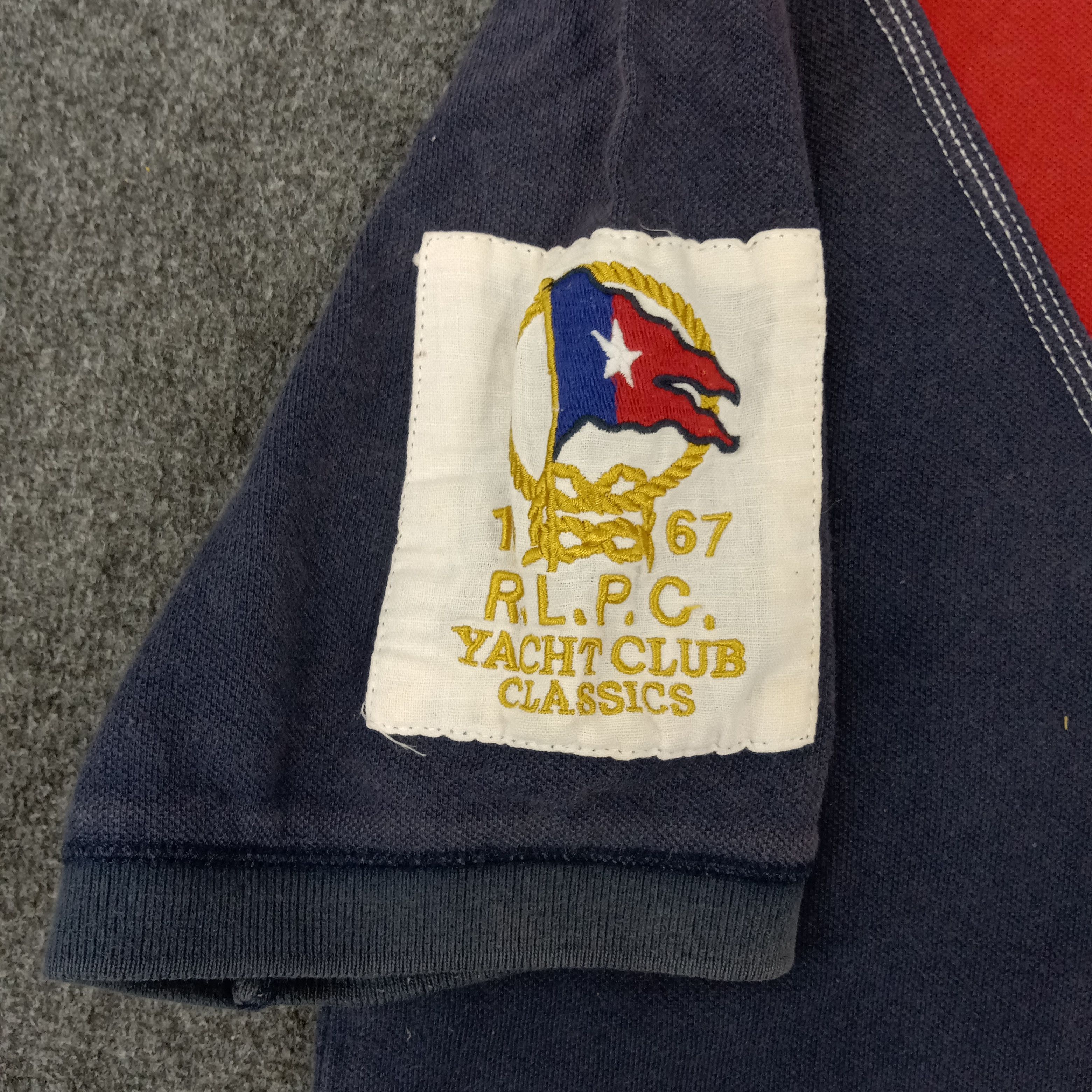Polo Ralph Lauren × Vintage Polo by Ralph Lauren Preppy Yacht Club Polo Shirt Size US M / EU 48-50 / 2 - 2 Thumbnail