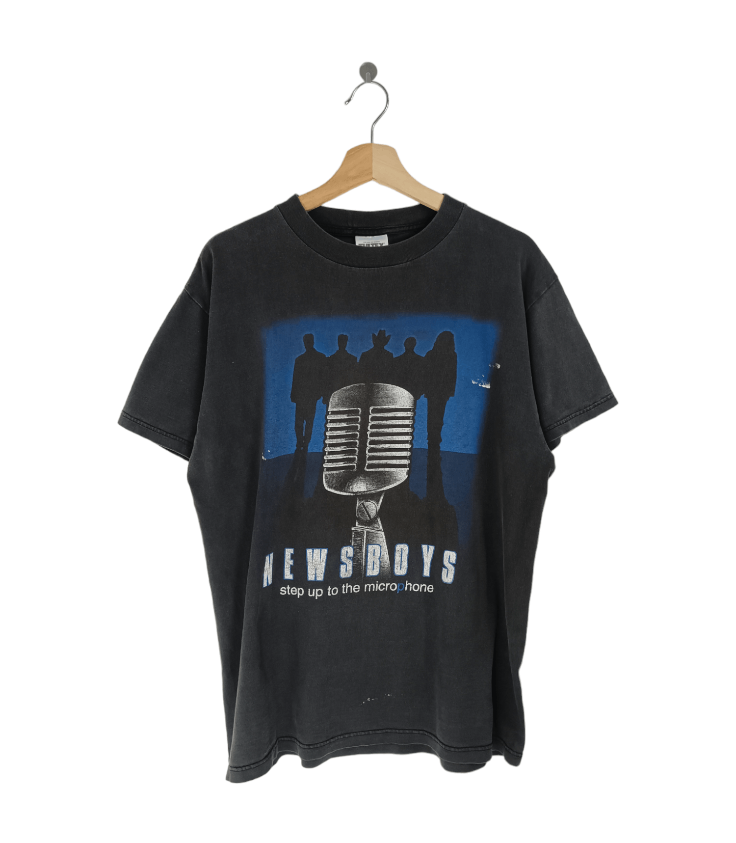 Band Tees VINTAGE 90'S FADED NEWSBOYS CHRISTIAN ROCK BAND Size US L / EU 52-54 / 3 - 1 Thumbnail