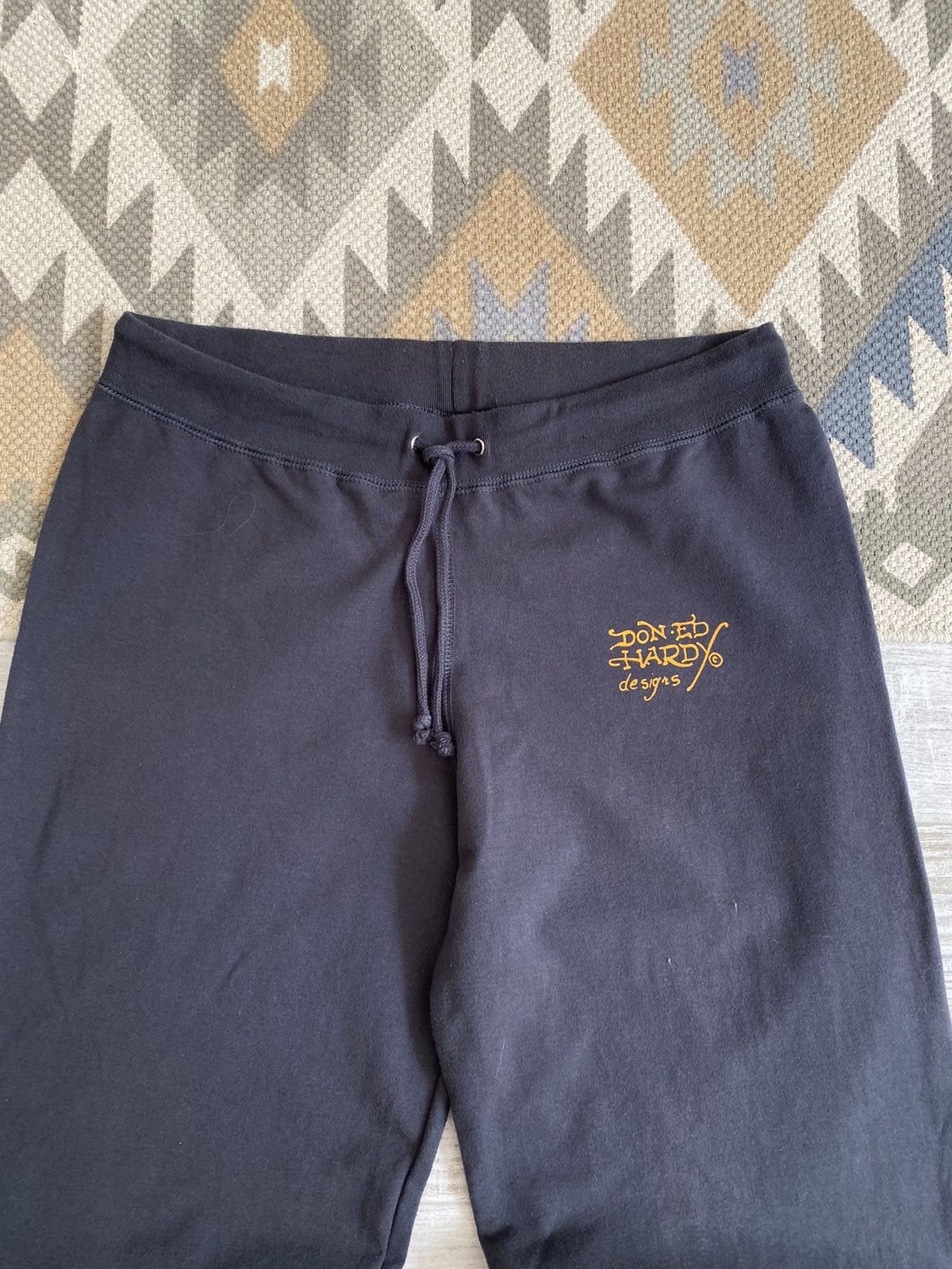 Ed Hardy Vtg Ed Hardy Womens Skull 2 Piece Suit Hoodie Pants Size L / US 10 / IT 46 - 11 Thumbnail