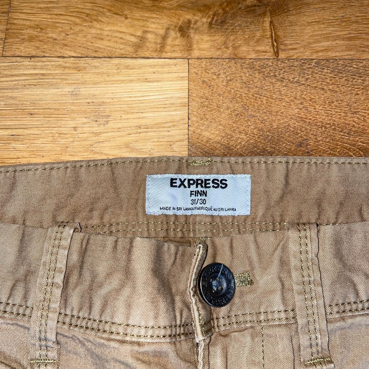 Express Express men’s pants fashionable chinos w31 L30 new Size US 31 - 3 Thumbnail