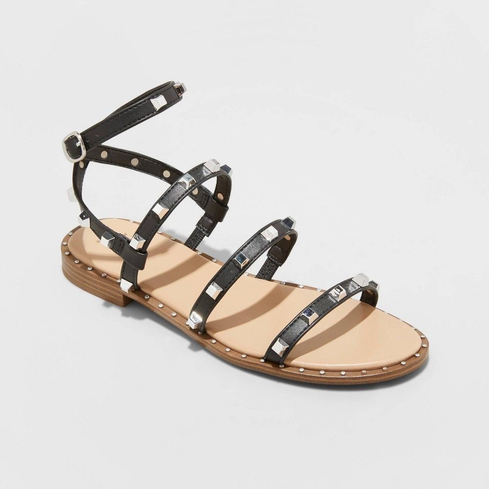 Other Women's Astrid Studded Strappy Sandals - a New Day™ Size 7 Size US 7 / IT 37 - 1 Preview