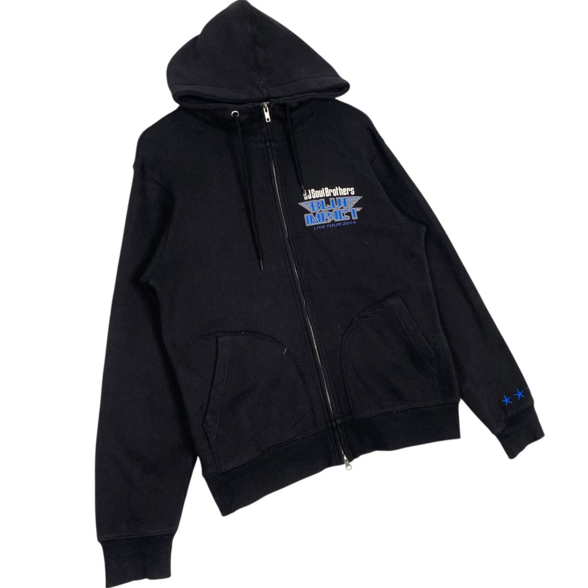 Other Vintage J Soul Brothers Blue Impact Live Tour Hoodie Black Size US L / EU 52-54 / 3 - 3 Thumbnail