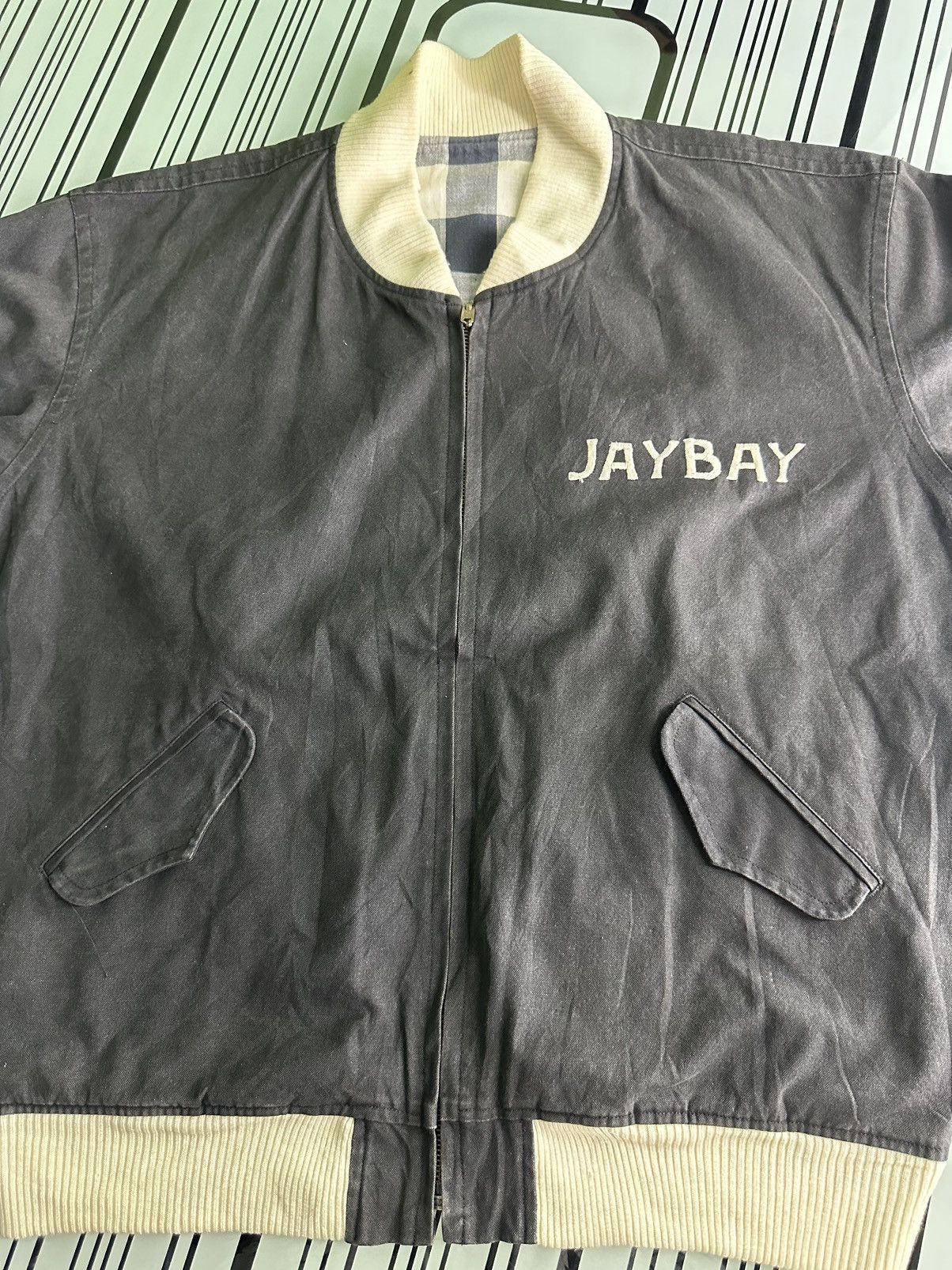 Caribbean Vintage Caribbean Just Bigi JayBay Reversible Bomber Jacket Size US M / EU 48-50 / 2 - 17 Thumbnail
