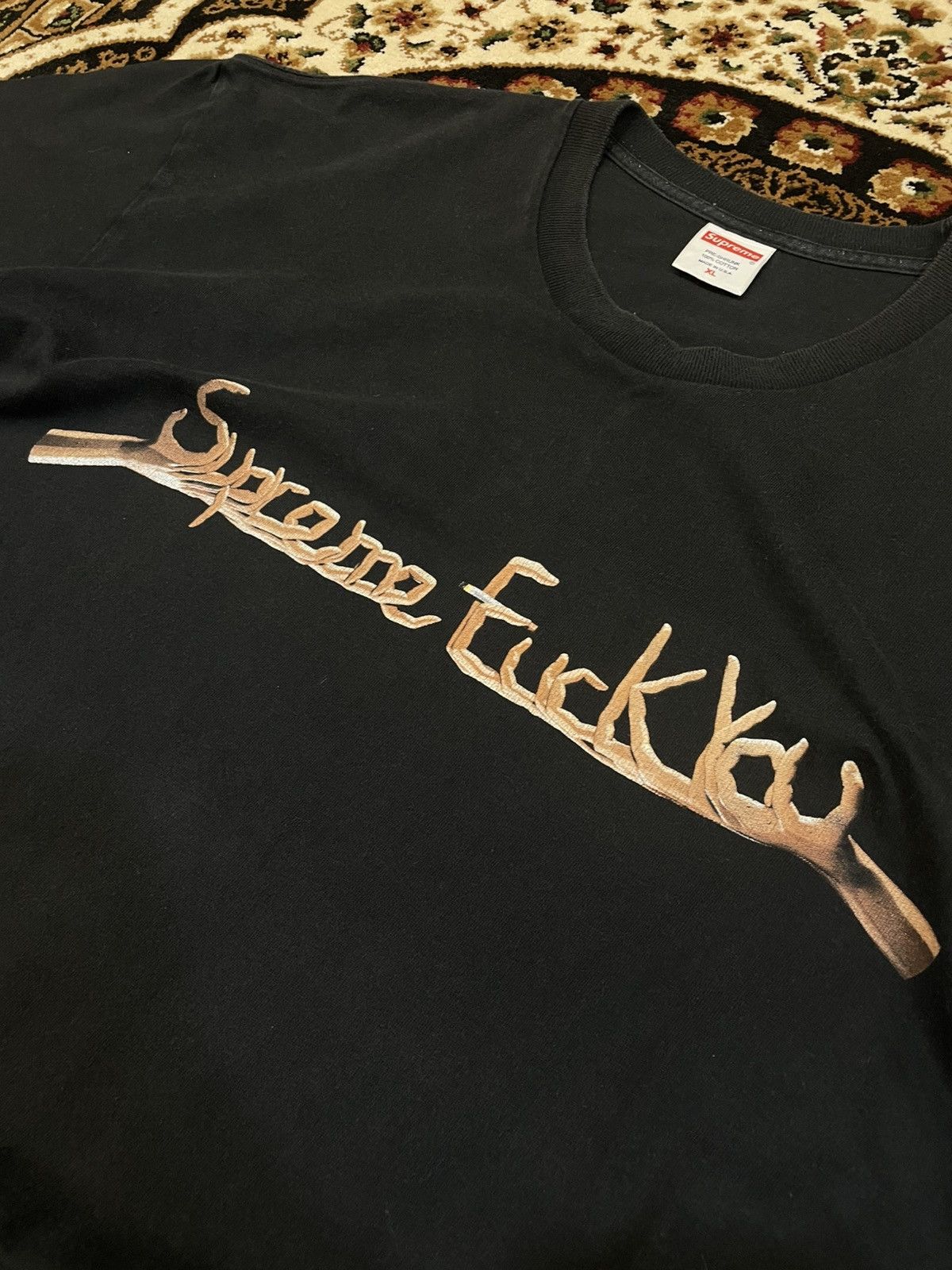 Supreme Supreme fuck you Size US XL / EU 56 / 4 - 3 Thumbnail