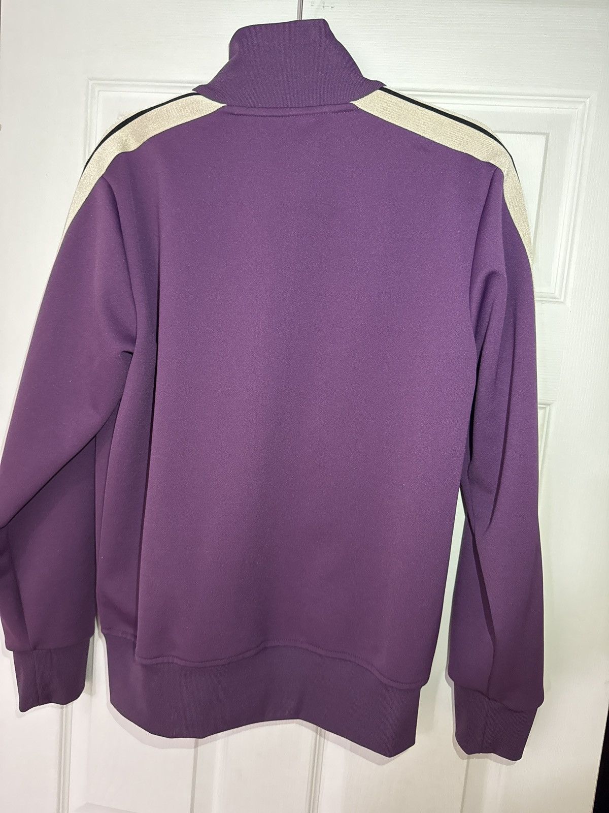 Palm Angels Palm Angels Track Jacket Burgundy Off White Size US M / EU 48-50 / 2 - 3 Thumbnail