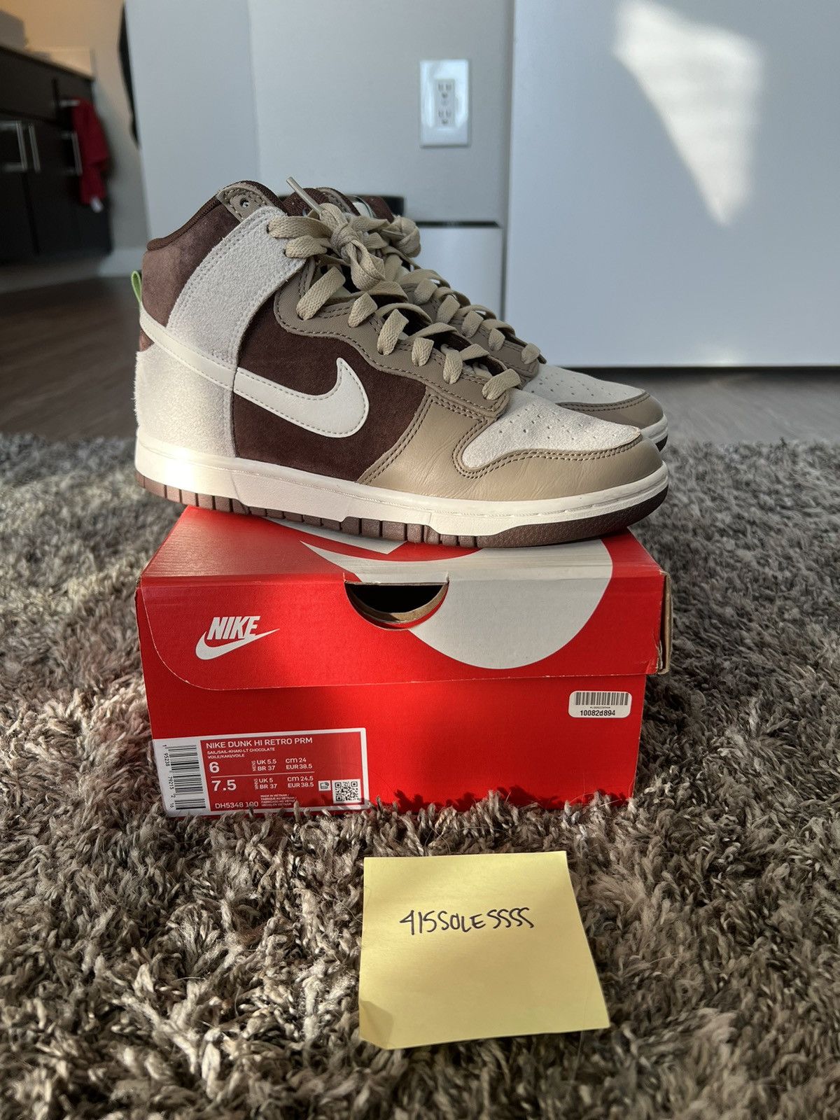 Nike Light Chocolate Dunk High | Grailed