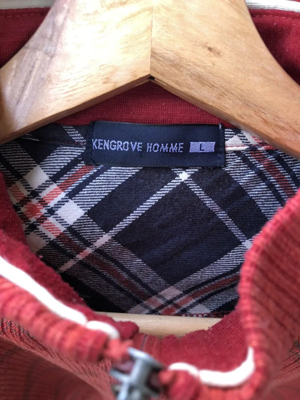 Beauty Beast × Designer × Japanese Brand Cardigan Ziper Sweater Jacket Checked Design Size US L / EU 52-54 / 3 - 13 Thumbnail
