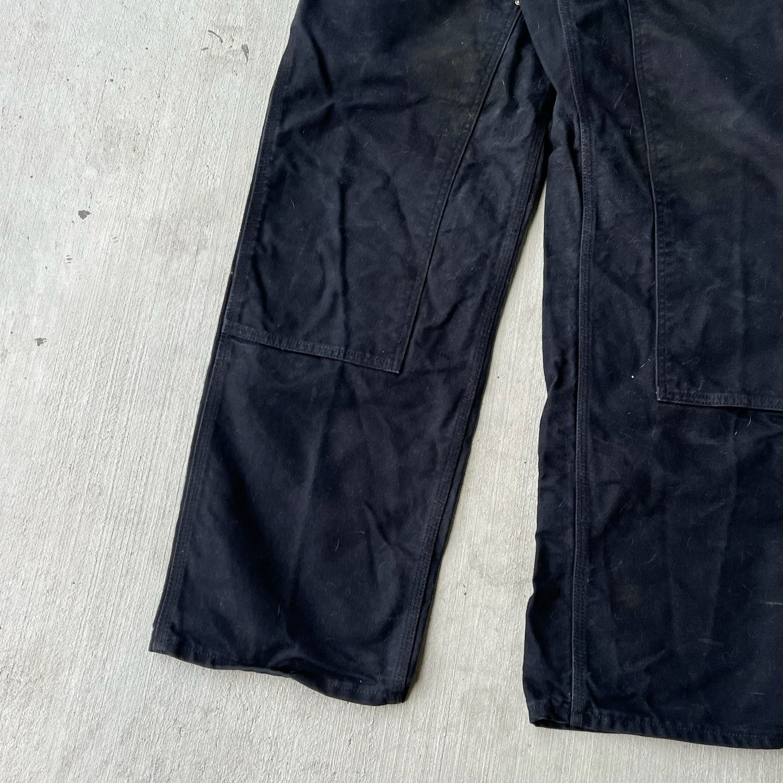 Carhartt × Vintage Carhartt black double knee work wear carpenter pants Size US 33 - 9 Thumbnail