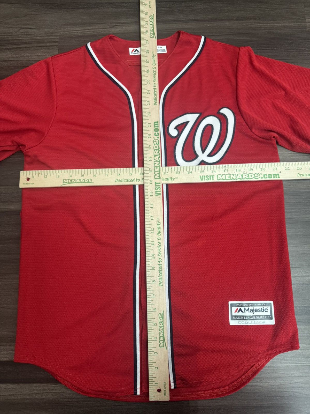 Majestic Daniel Murphy #20 Washington Nationals MLB Cool Base Jersey Size US M / EU 48-50 / 2 - 6 Thumbnail