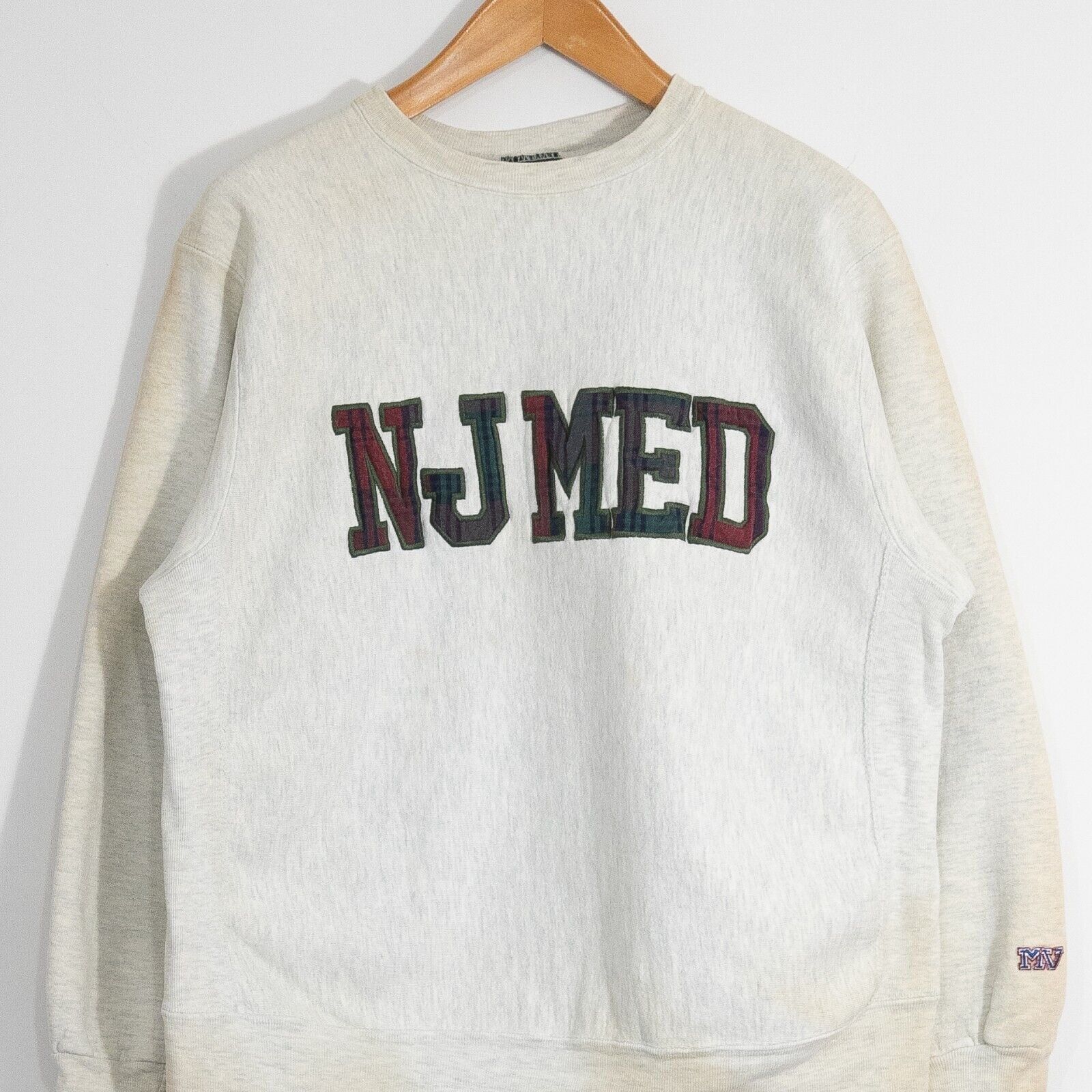 Vintage Vintage 90s New Jersey Med Sweatshirt Large - Reverse Weave Size US L / EU 52-54 / 3 - 2 Thumbnail