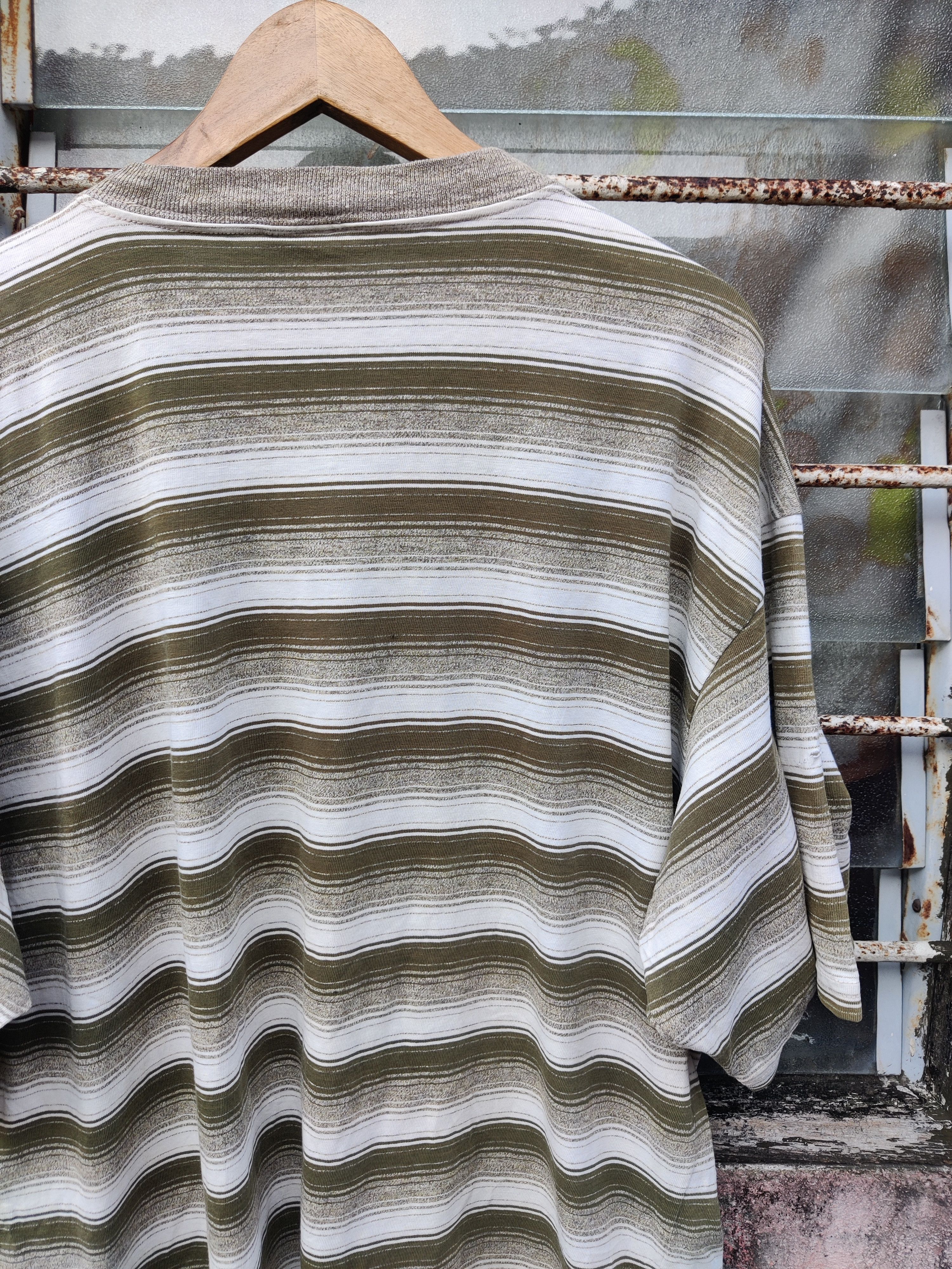 Vintage Vintage Archive Diversion Pocket Stripes Shirt Size US XL / EU 56 / 4 - 7 Thumbnail