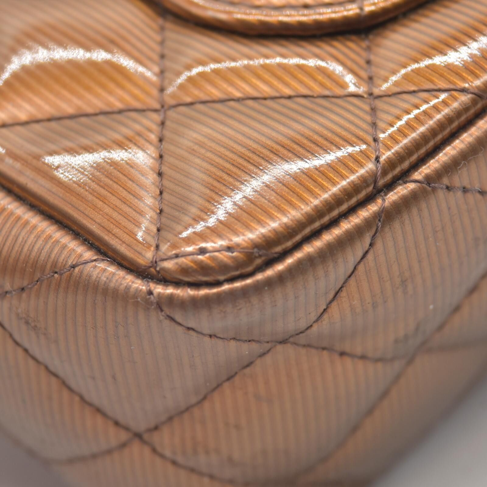 Chanel 2013 Chanel Patent Calfskin Quilted Mini Rectangular Flap Size ONE SIZE - 12 Thumbnail