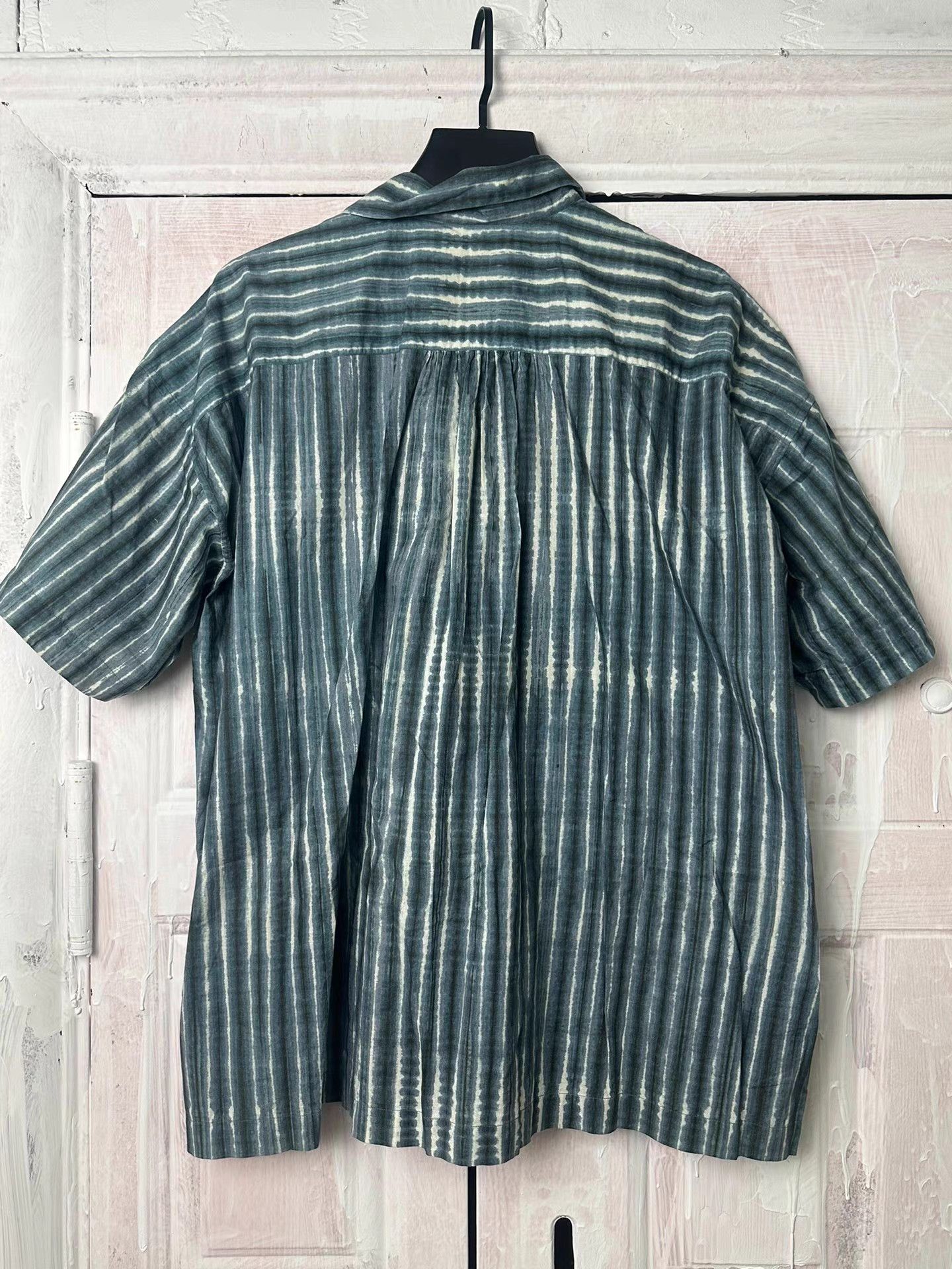 Issey Miyake Issey Miyake Men Tie-Dye Color Changing Short Sleeve K20 Size US L / EU 52-54 / 3 - 6 Thumbnail