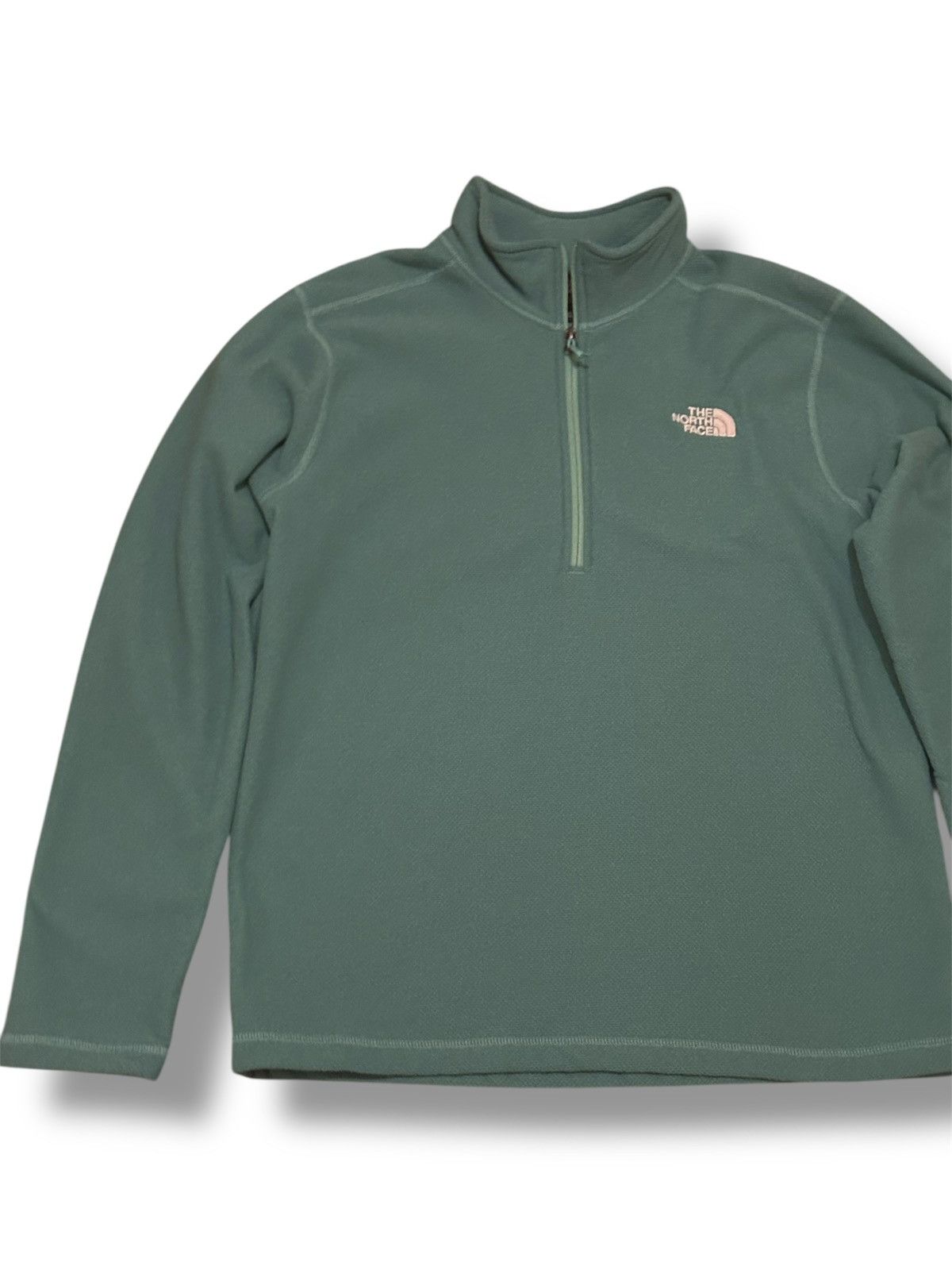 The North Face The North Face Green Blue Half-Zip Fleece Sweater Size Large Size US L / EU 52-54 / 3 - 4 Thumbnail