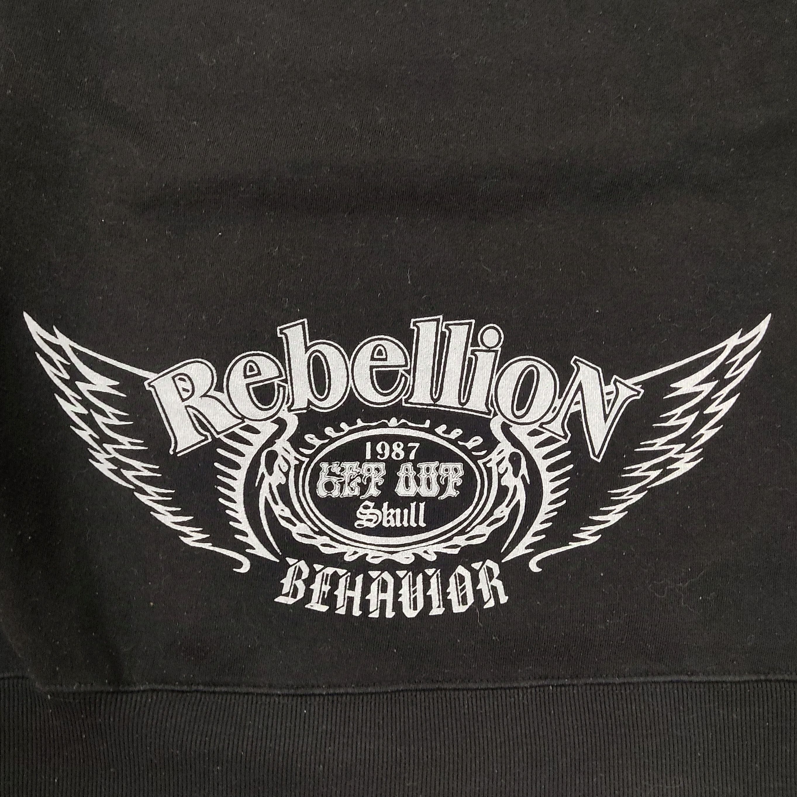 If Six Was Nine × Japanese Brand OXFAM Rebellion Anger Skulls Punk Hoodie Sweatshirt Size US L / EU 52-54 / 3 - 12 Thumbnail