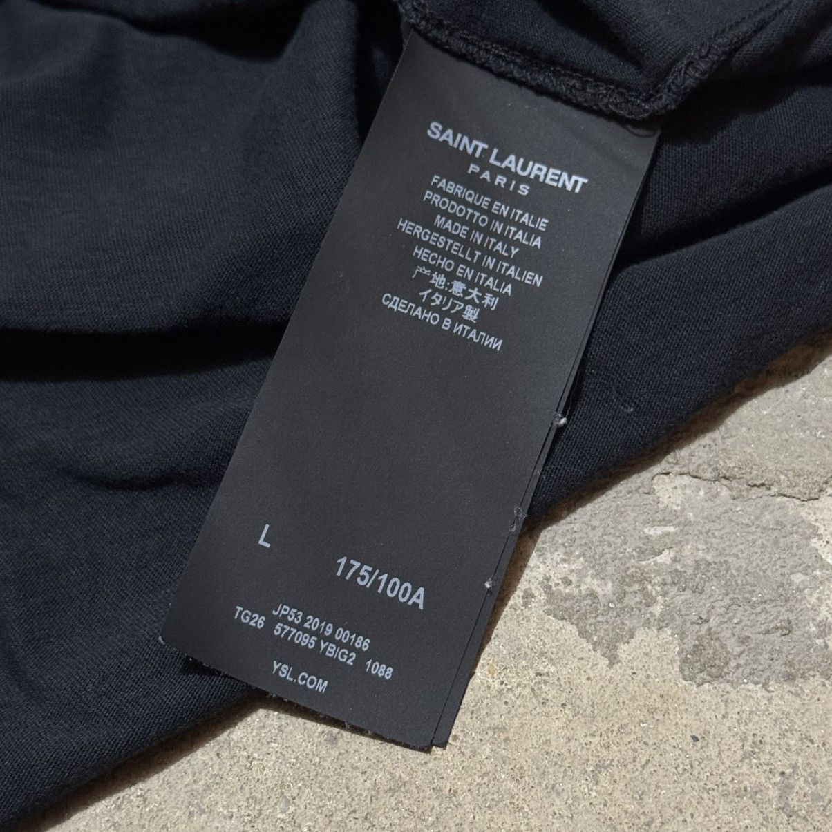 Saint Laurent Paris Saint Laurent paris s/s 19 bat t-shirt Size US L / EU 52-54 / 3 - 7 Thumbnail