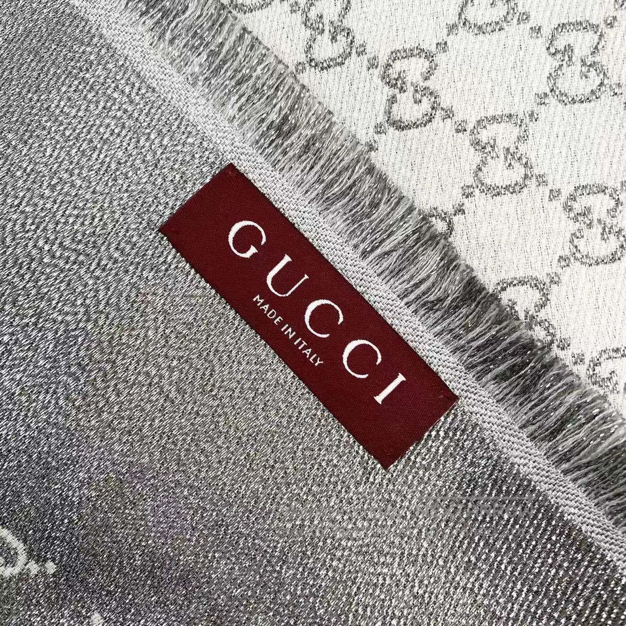 Gucci Guicci 24SS presbyon full printed tassel scarf| Size ONE SIZE - 5 Thumbnail