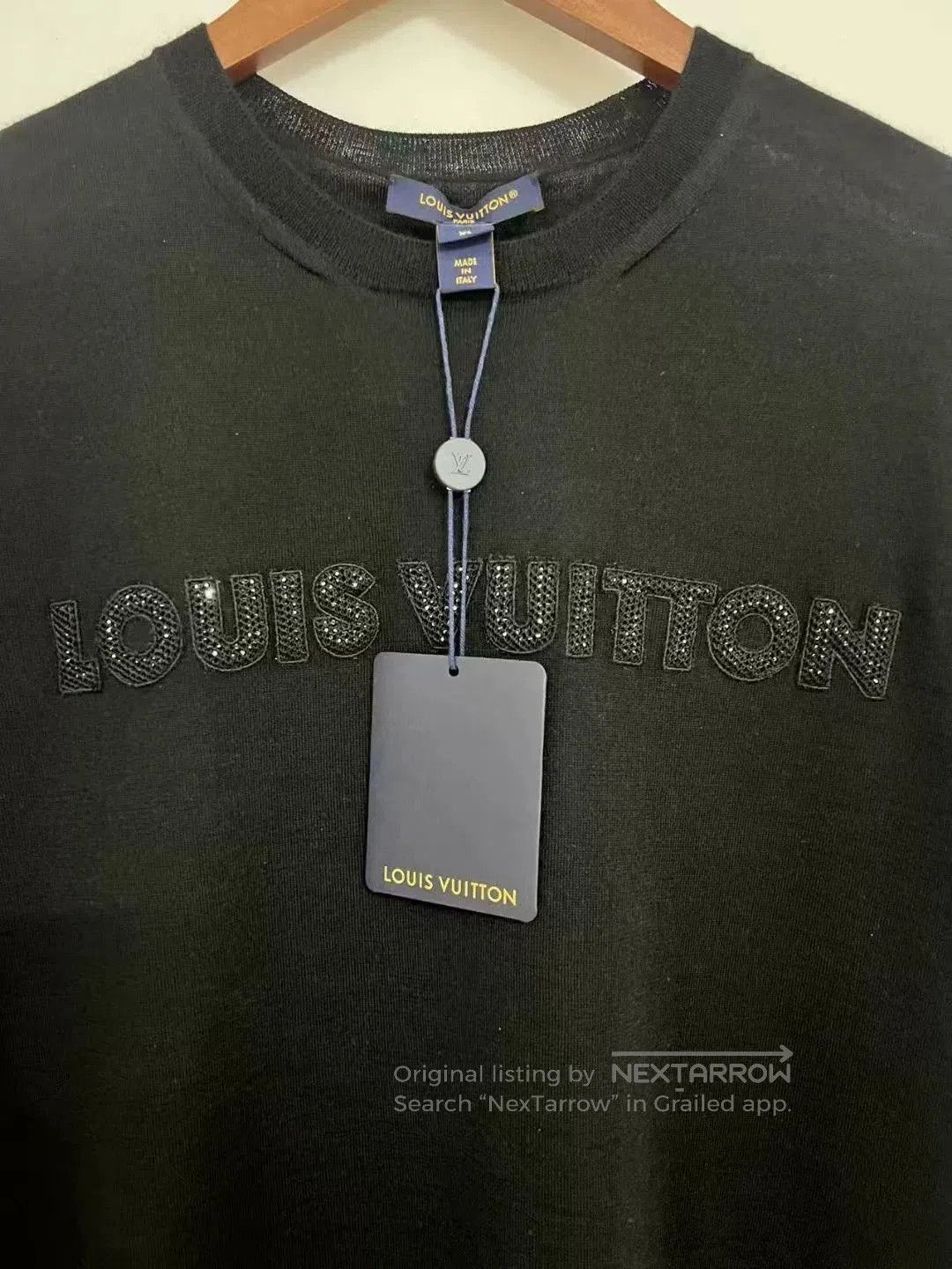 Louis Vuitton Louis Vuitton Embroidered Logo Women's Knit Tee. Size XL / US 12-14 / IT 48-50 - 2 Thumbnail