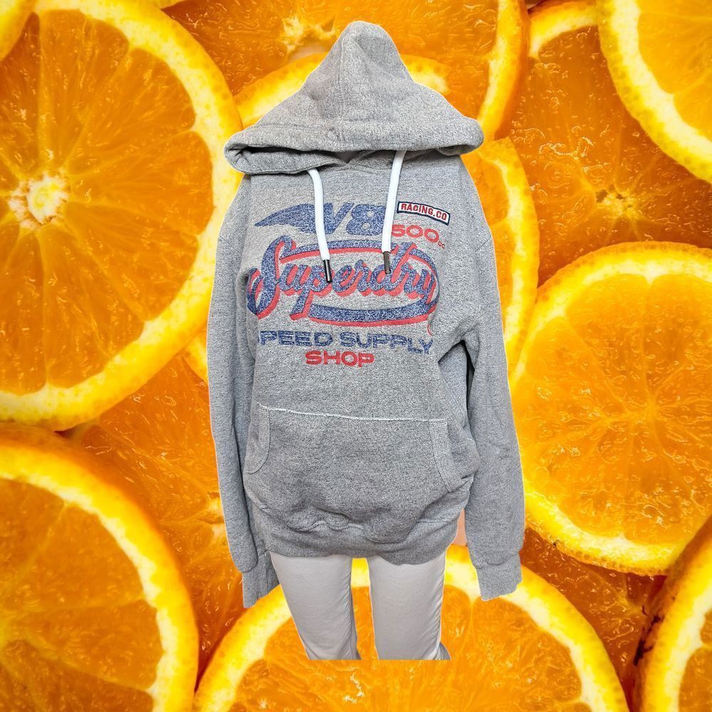 Superdry Superdry Speed Supply Shop Gray Hoodie Sweatshirt Athletic S Size US M / EU 48-50 / 2 - 1 Thumbnail