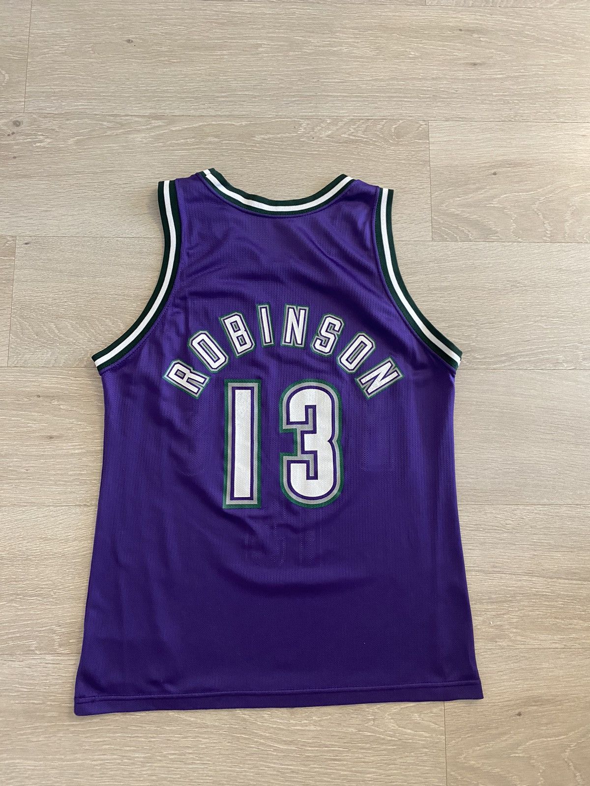 Champion × NBA Glenn Robinson Nba Milwaukee Bucks Champion Jersey Size US S / EU 44-46 / 1 - 4 Thumbnail
