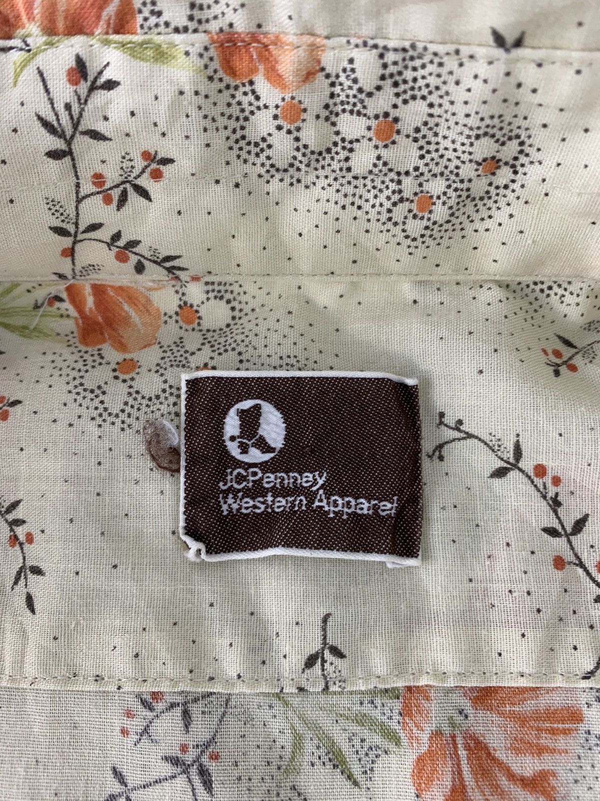 JCPenney 90s Jc Penney Western Apparel Floral Cotton Button Up Size US M / EU 48-50 / 2 - 8 Thumbnail